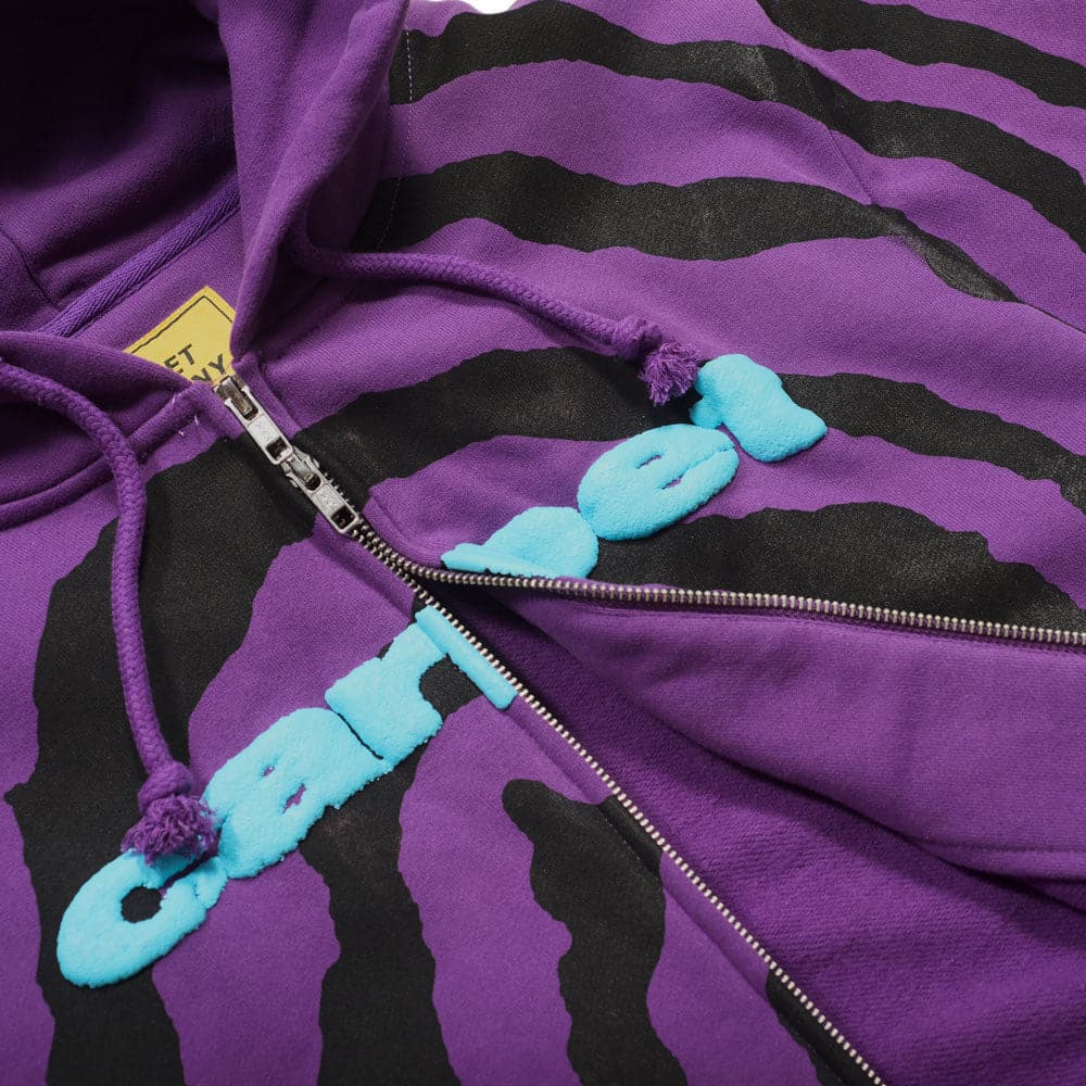 Carpet Company 'Spiral' Zip-Up Hood (Purple) | Cardiff Skateboard Club