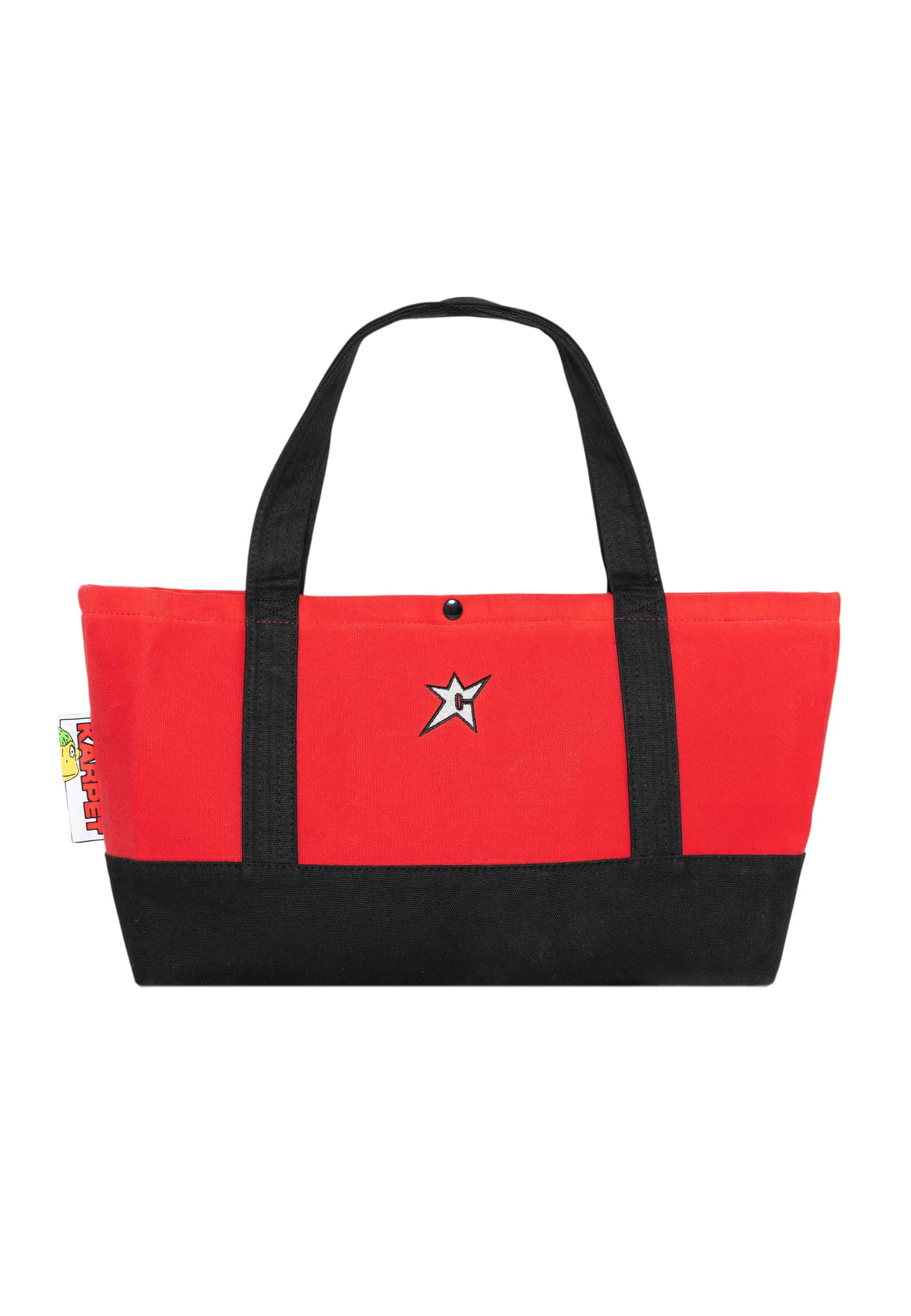 Carpet Company 'C-Star' Canvas Tote Bag (Red)