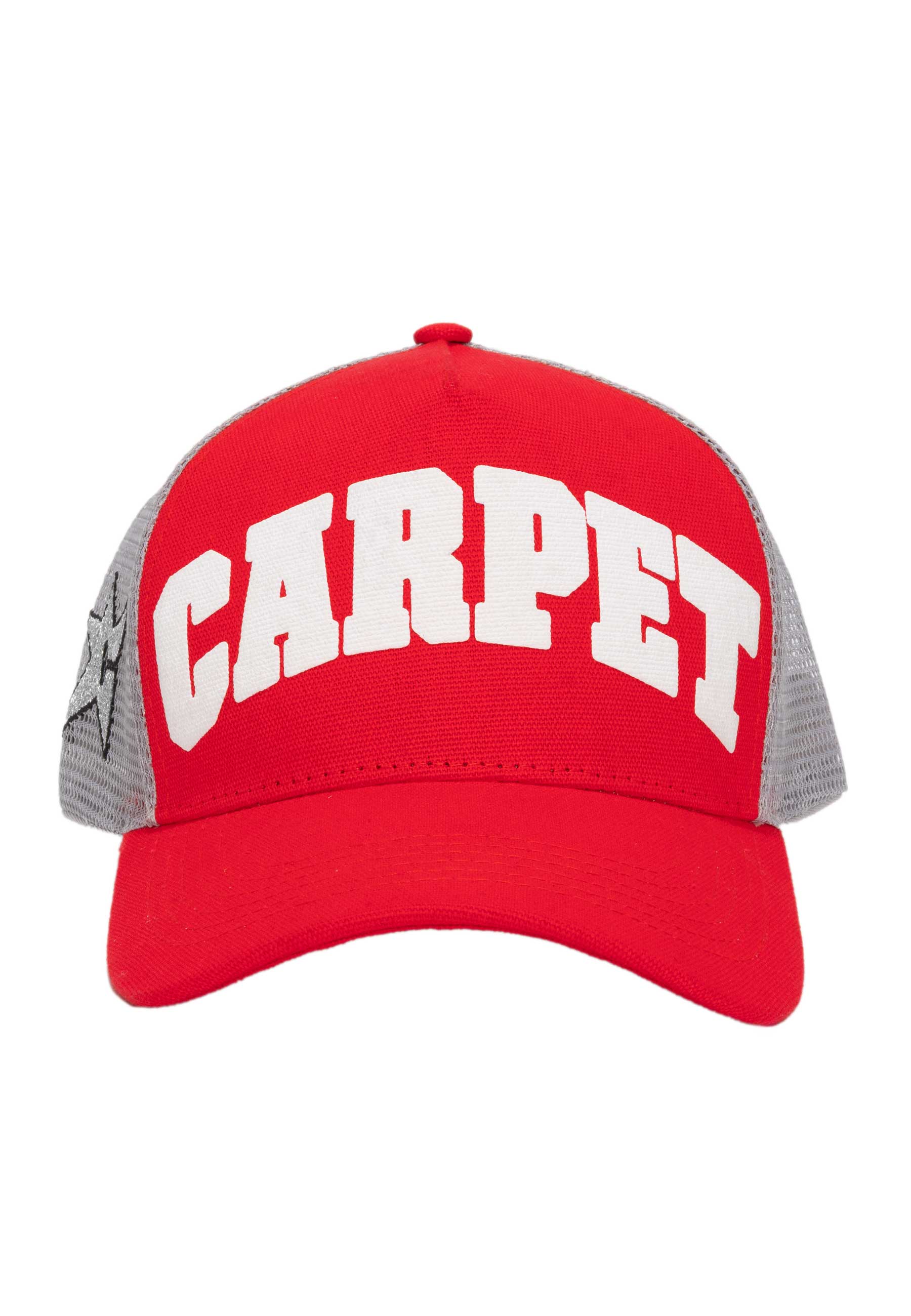 Carpet Company 'Varsity' Trucker Cap (Red) | Cardiff Skateboard Club