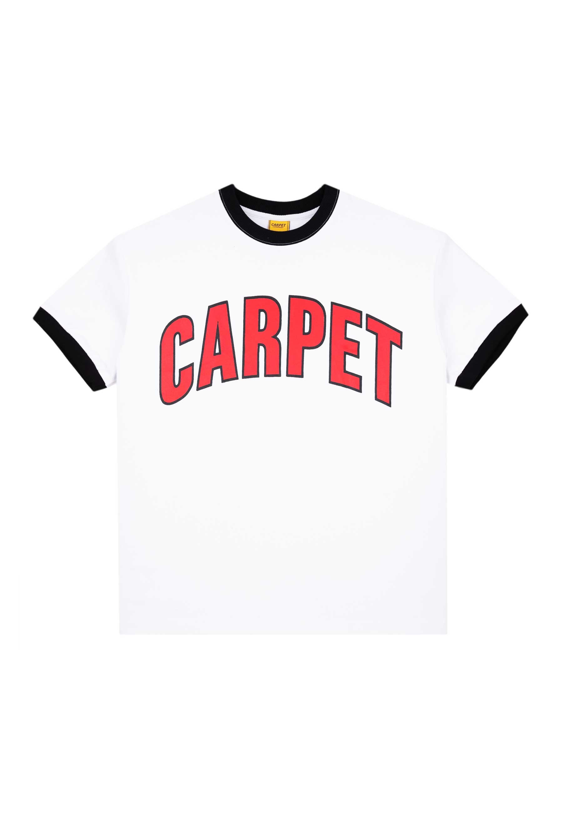 Carpet Company 'Varsity' Ringer T-Shirt (White)