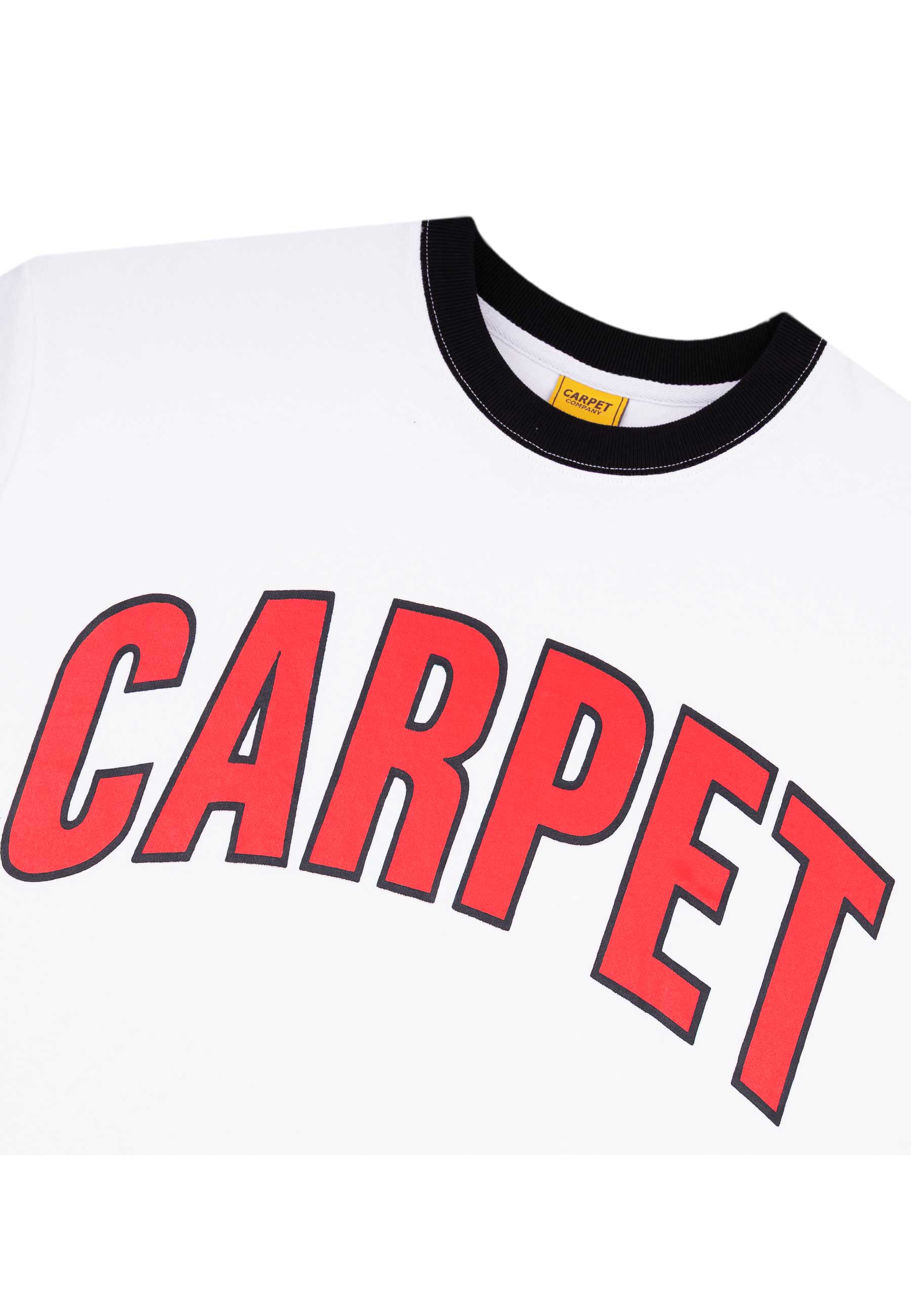 Carpet Company 'Varsity' Ringer T-Shirt (White)