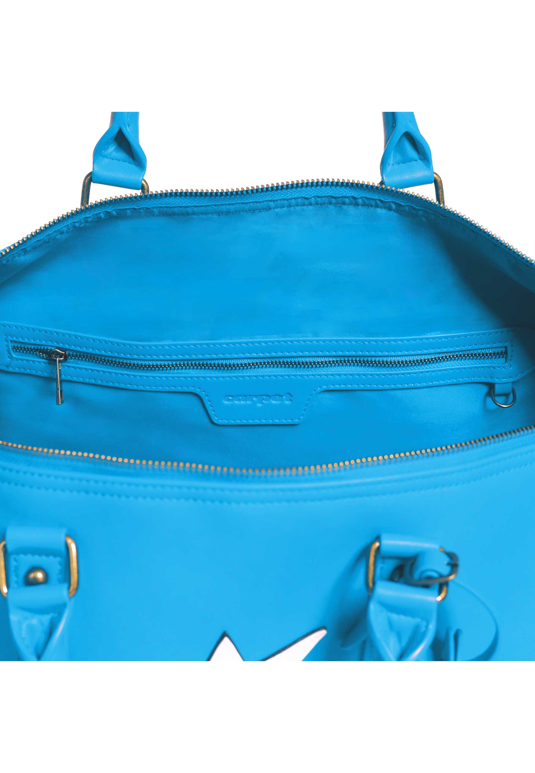 Carpet Company 'C-Star' Vegan Duffle Bag (Blue)
