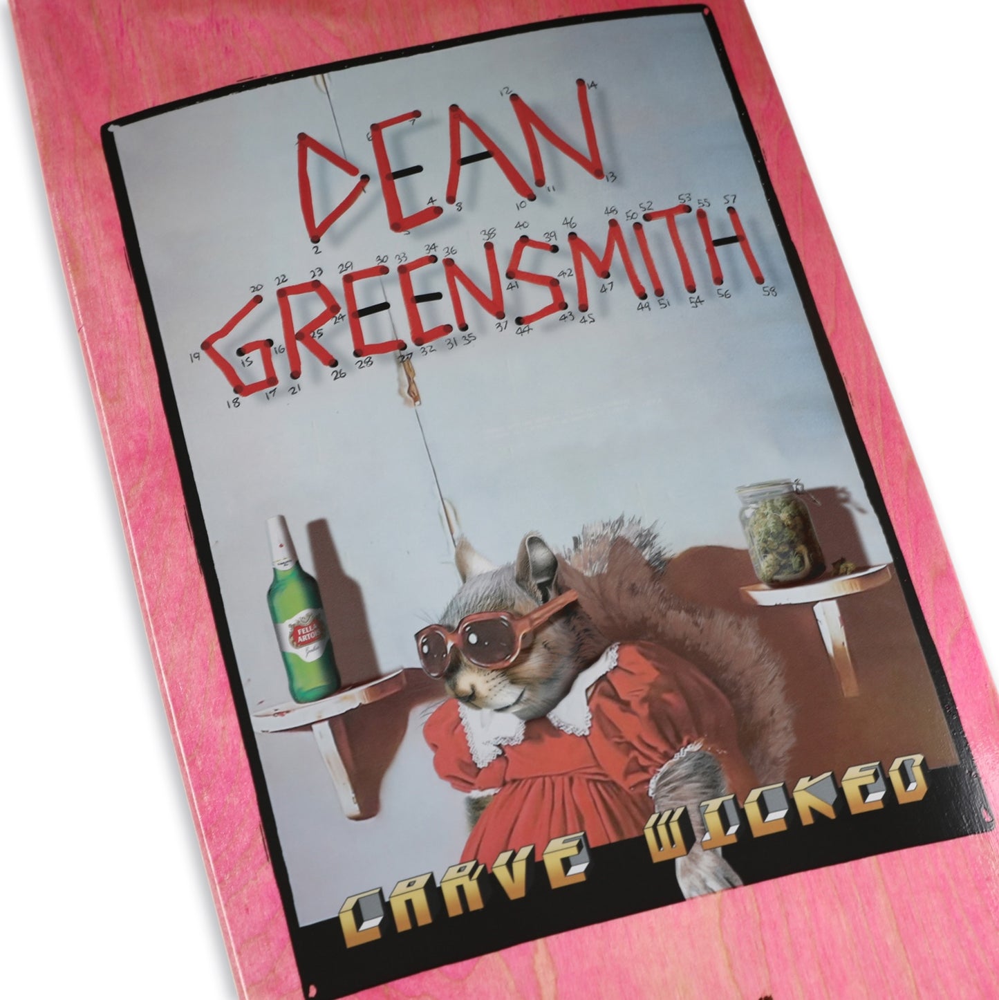 Carve Wicked 'Dean Greensmith Pro - Fella Artois' 9.125" Deck