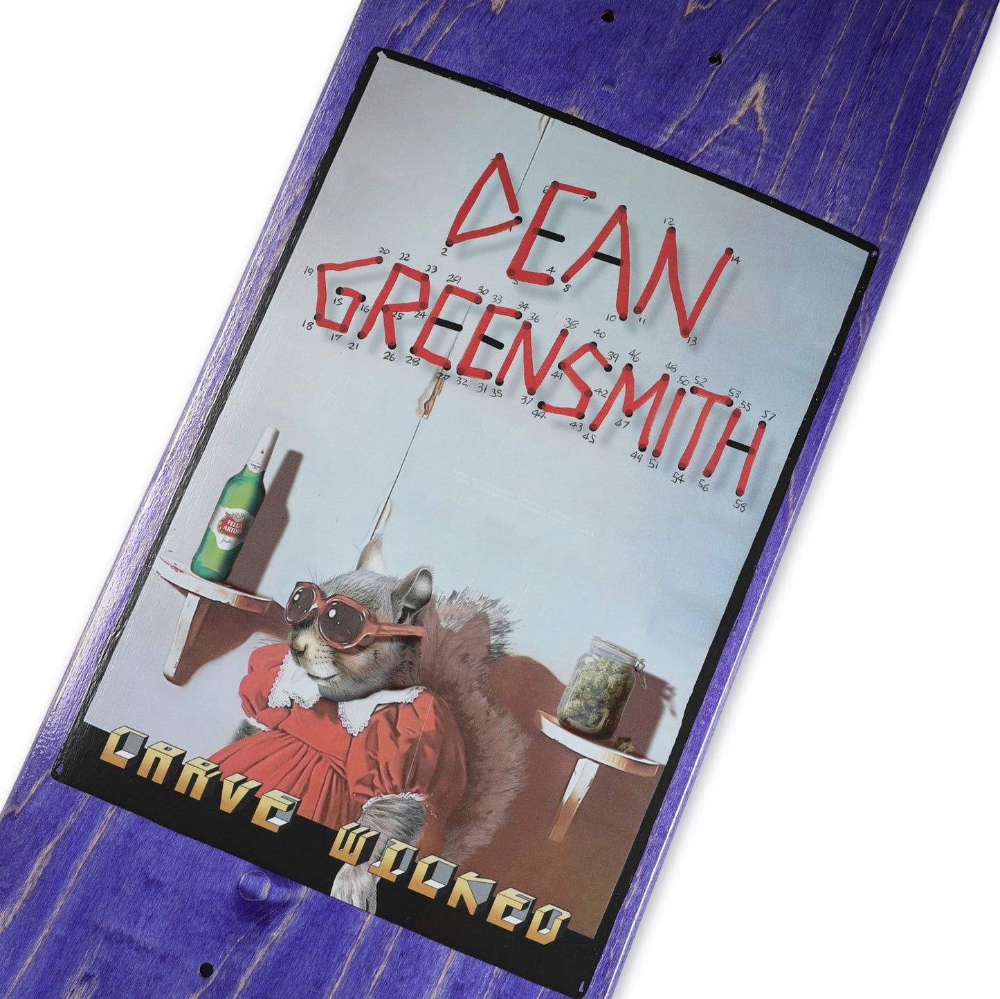 Carve Wicked 'Dean Greensmith Pro - Fella Artois' 8.5" Deck