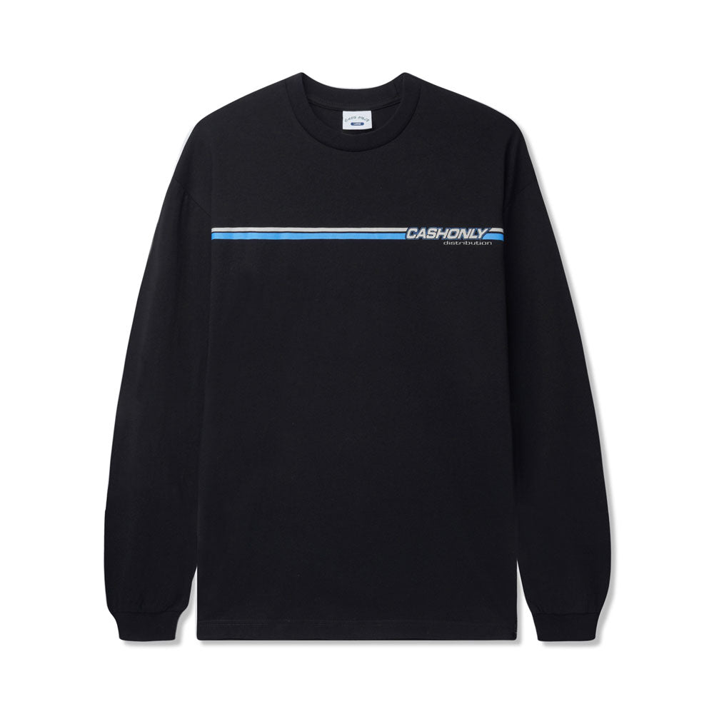 Cash Only 'Motion' Long Sleeve T-Shirt (Black)