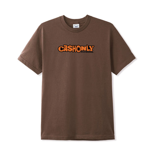 Cash Only 'Payday' T-Shirt (Oak Brown)