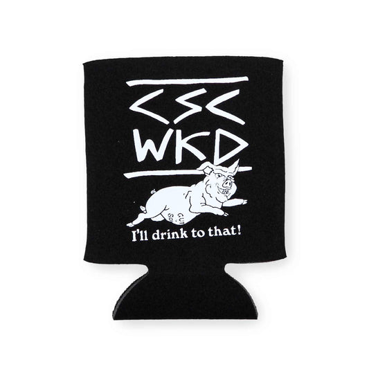 Carve Wicked X CSC 'King of Pigs' Beer Koozie (Black)