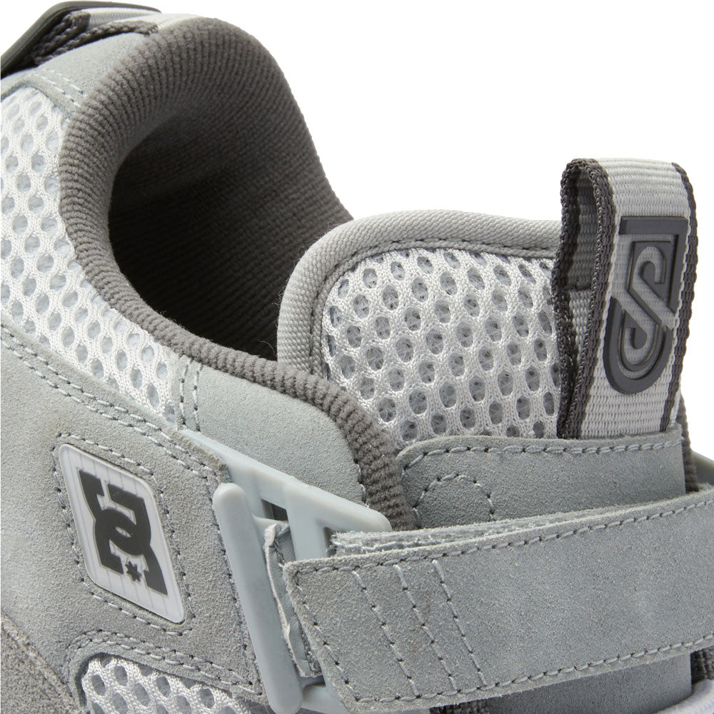 DC 'JS1' Skate Shoes (Grey / Grey / Grey)