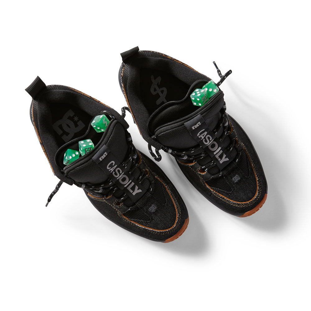 DC x Cash Only 'Lynx' Skate Shoes (Black Denim)