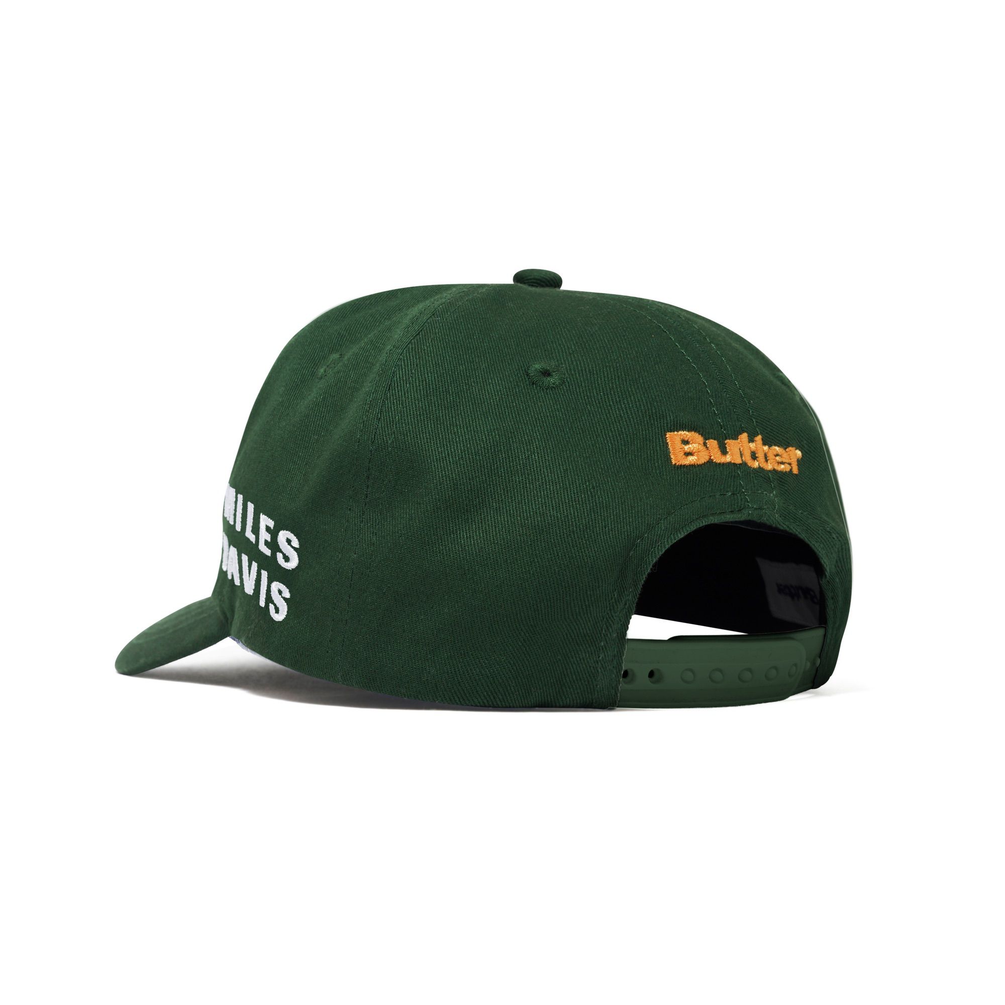 Butter Goods X Miles Davis 'Doo-Bop' 5 Panel Cap (Forest)
