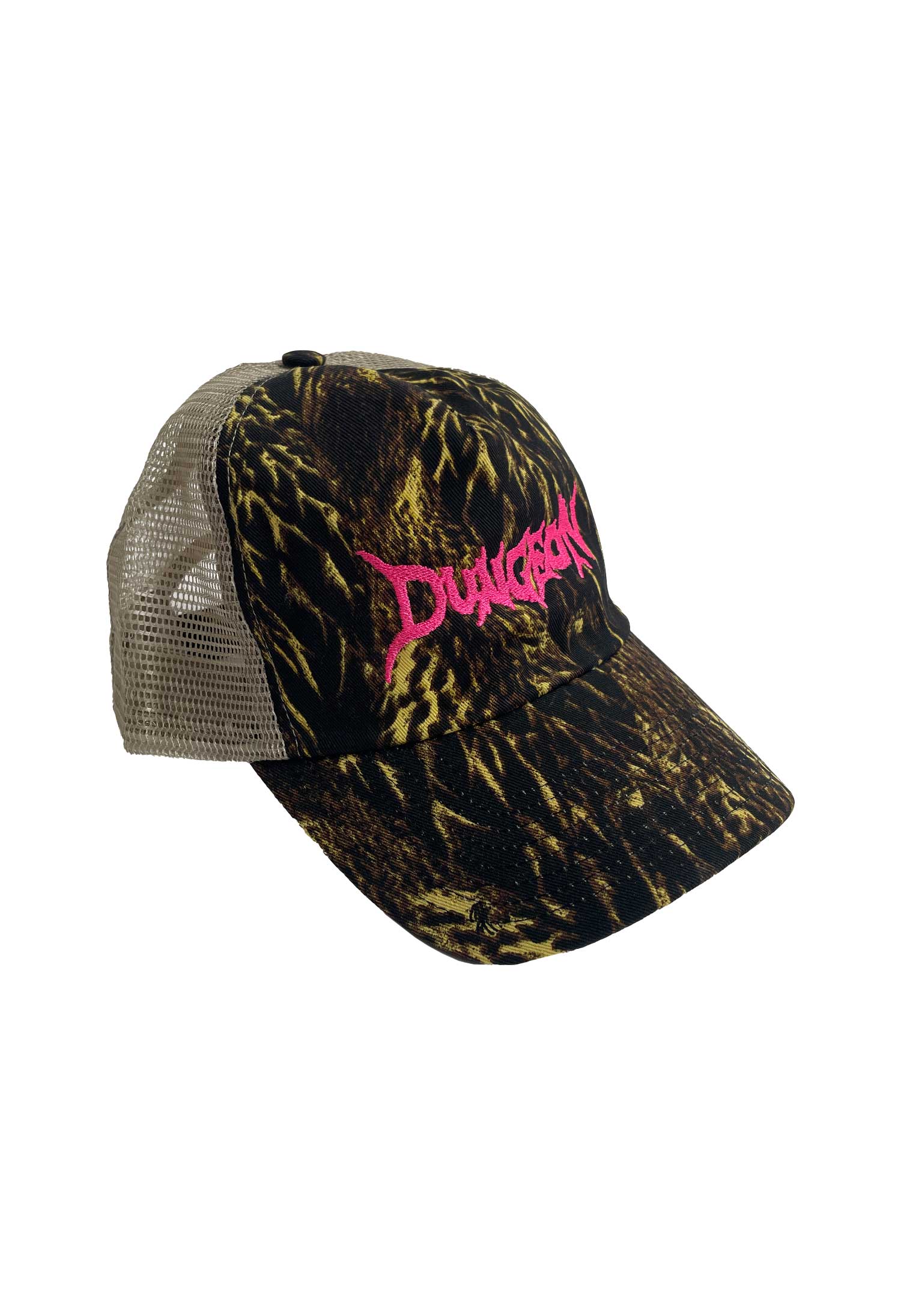 Dungeon Gateway 'Scrawl Logo' Trucker Mesh Cap (Duck Camo)