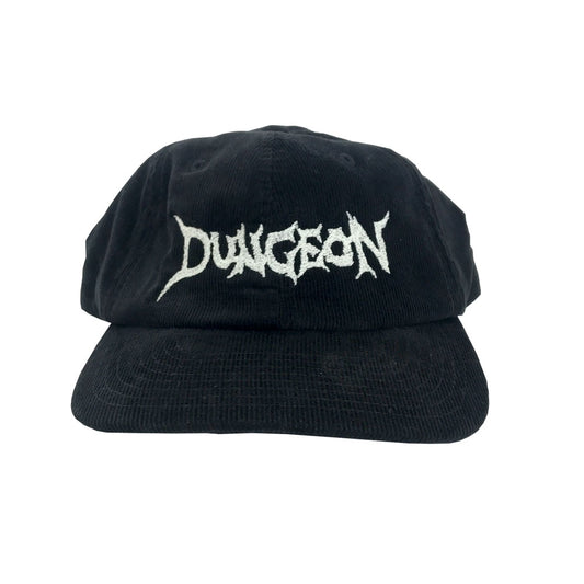 Dungeon Gateway 'Logo' 6 Panel Cap (Black / Glow In The Dark)