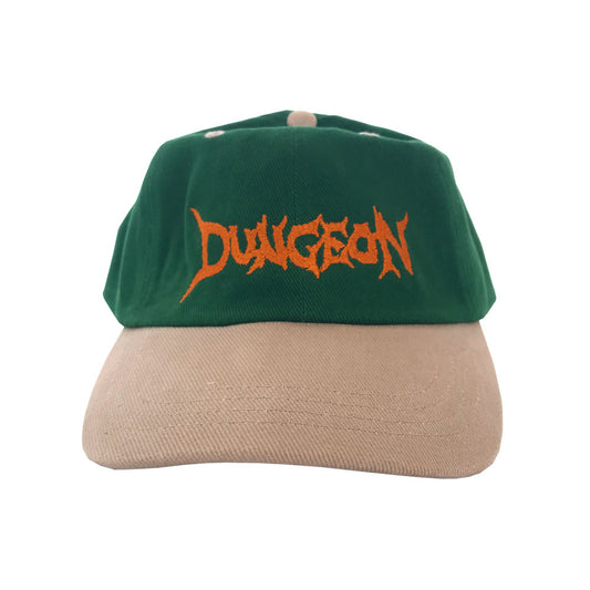 Dungeon Gateway 'Logo' 6 Panel Cap (Green / Taupe)