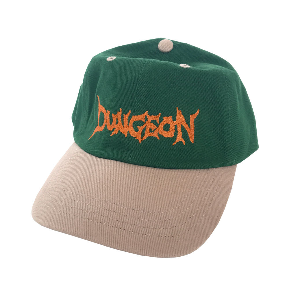 Dungeon Gateway 'Logo' 6 Panel Cap (Green / Taupe)