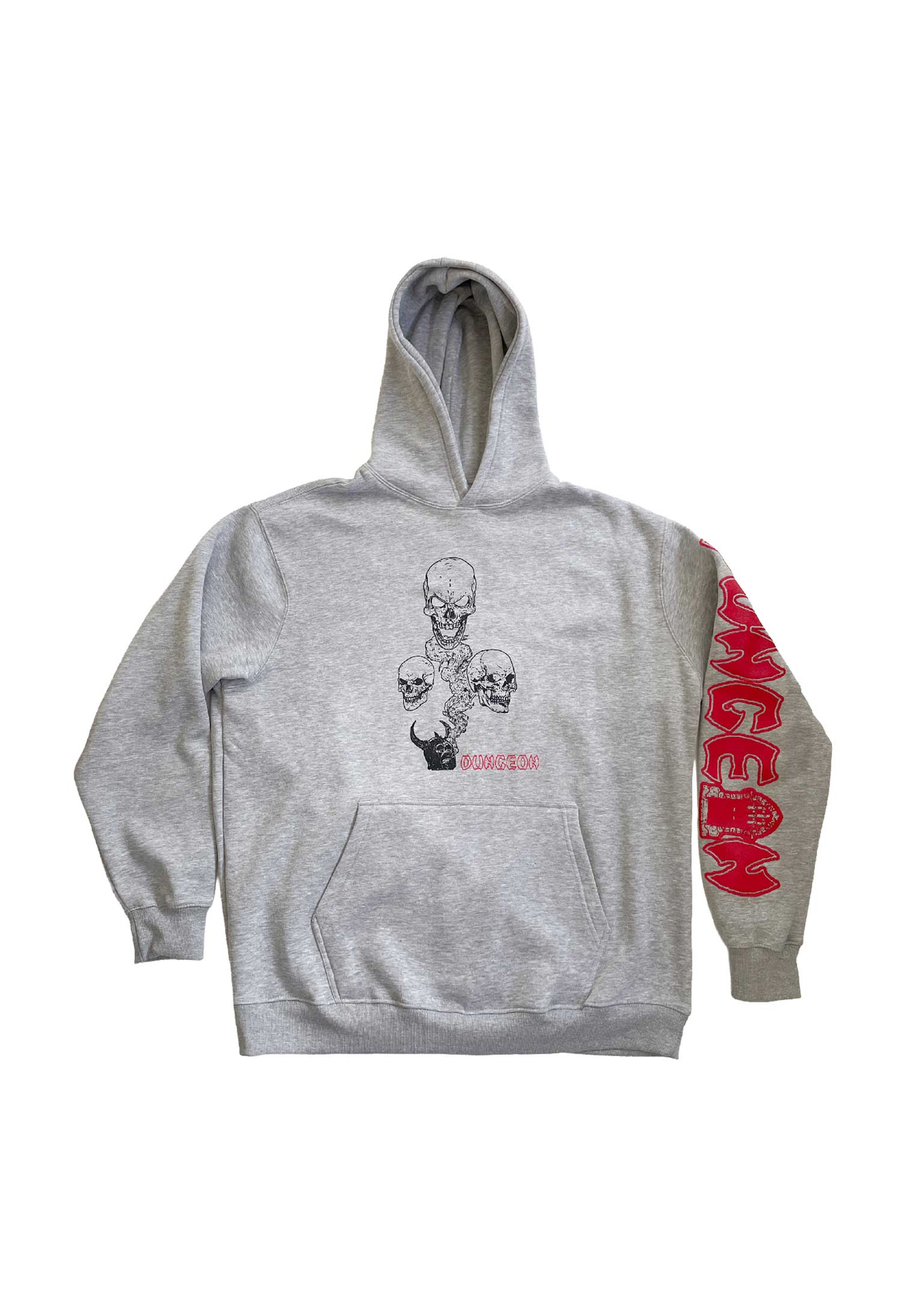 Dungeon Gateway 'No Body Lives' Hood (Grey)