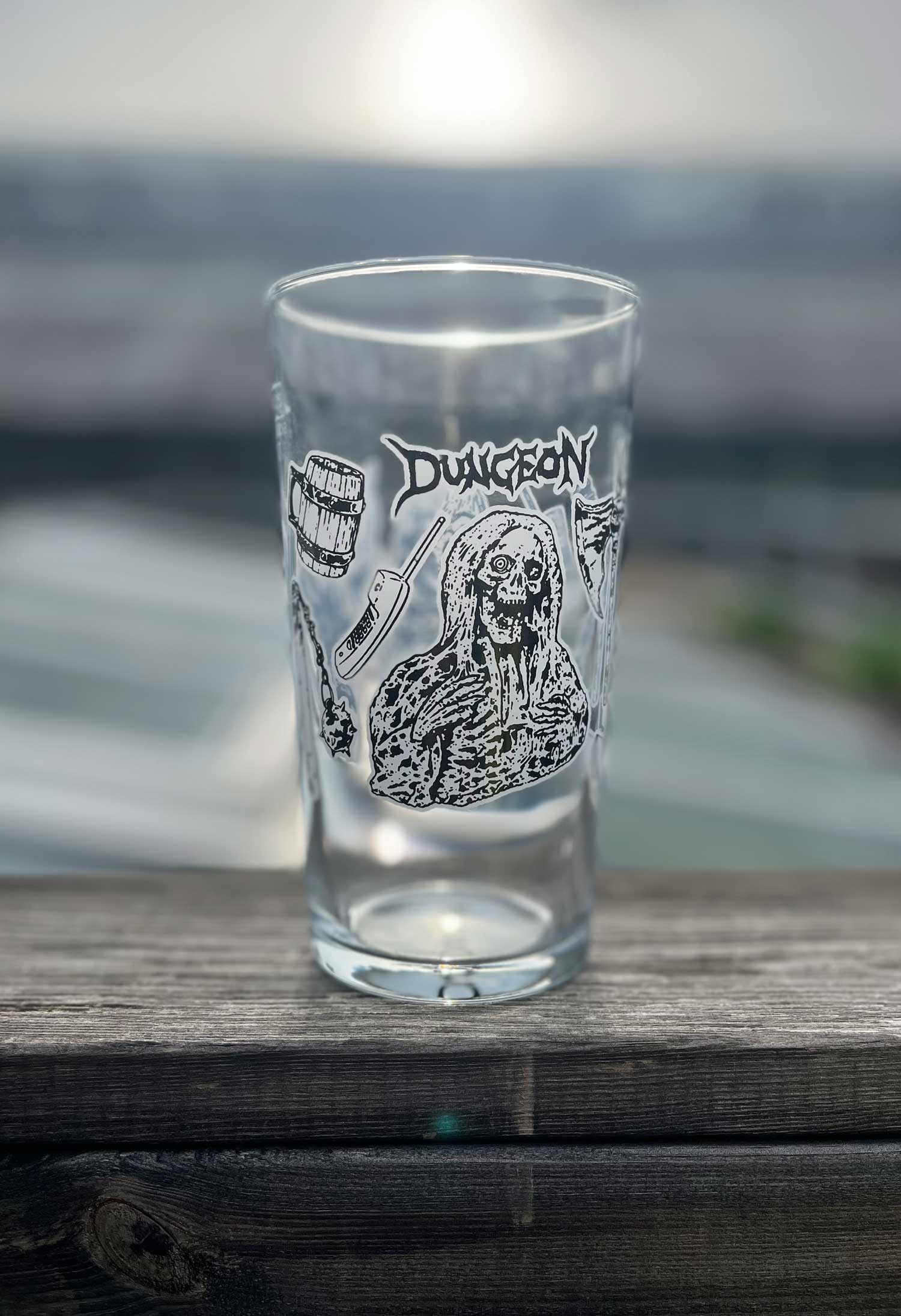 Dungeon Gateway 'Nightmare' Pint Glass