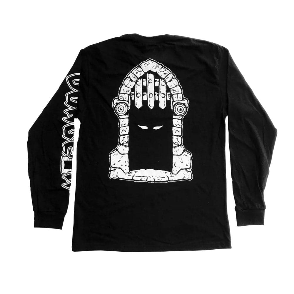 Dungeon Gateway 'Portcullis' Long Sleeve T-Shirt (Black)