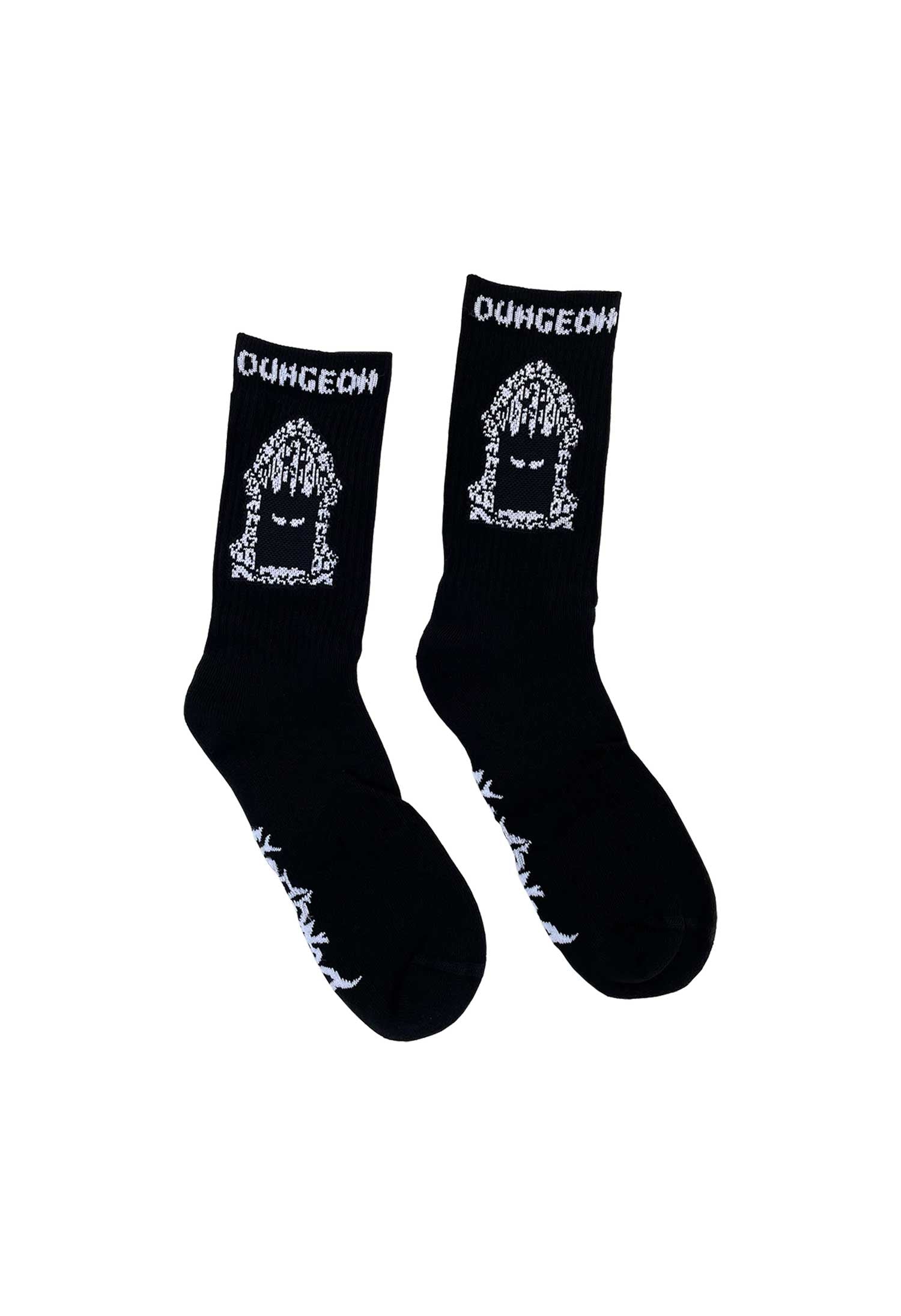 Dungeon Gateway 'Portcullis' Socks (Black)