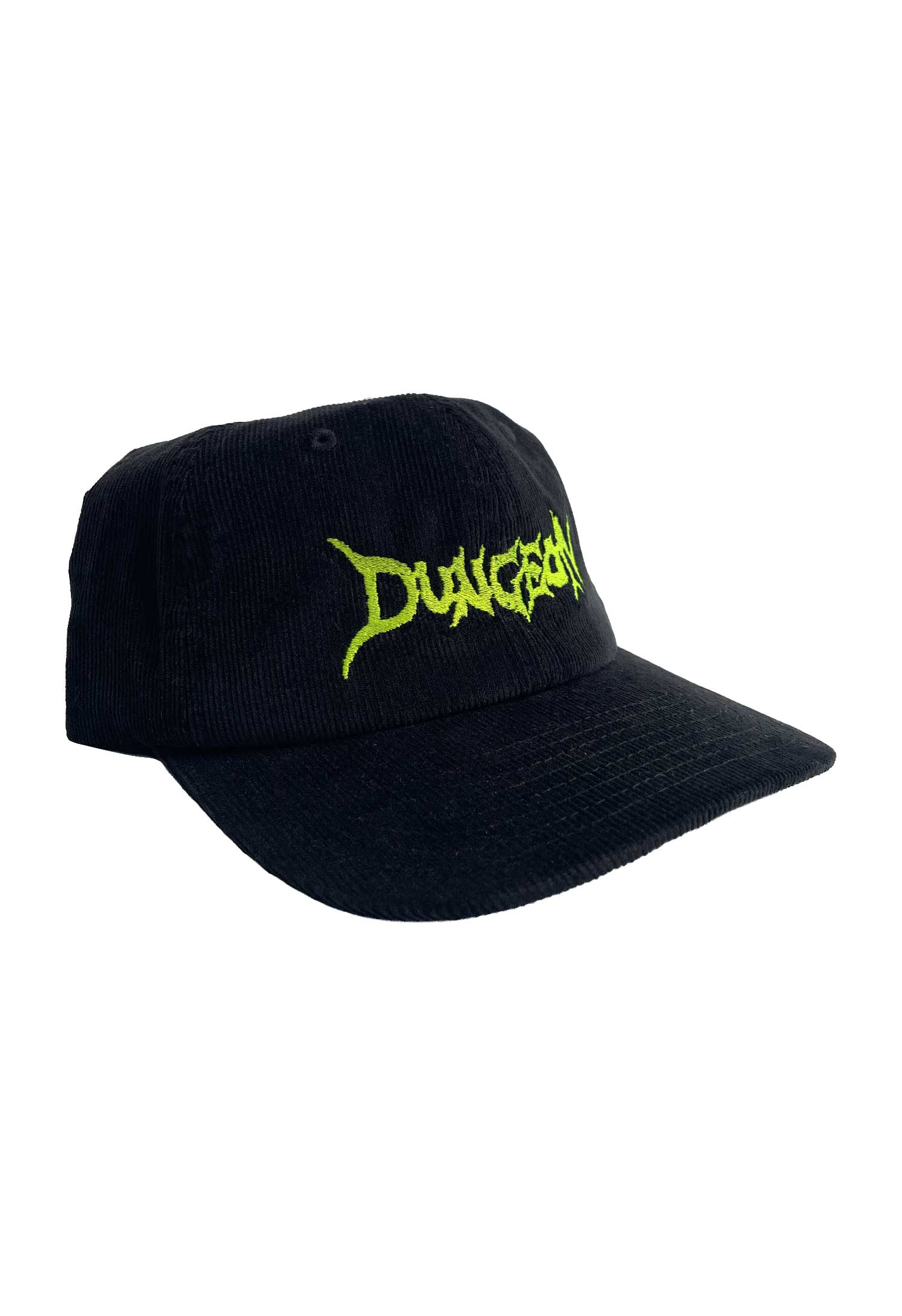 Dungeon Gateway 'Scrawl Logo' 6 Panel Cap (Black / Green)