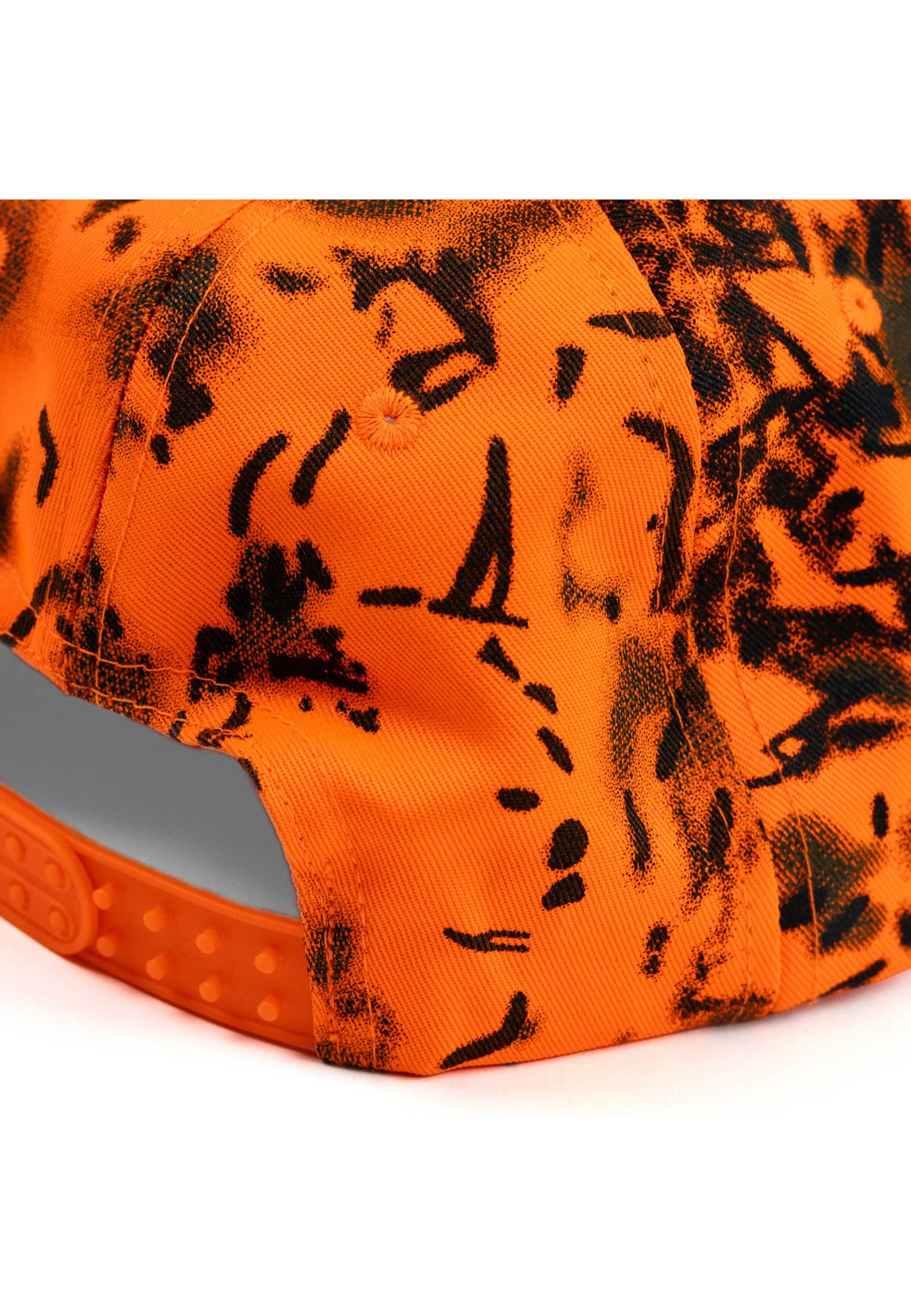 Dungeon Gateway 'Scrawl Logo' 5 Panel Cap (Orange Forest Camo)
