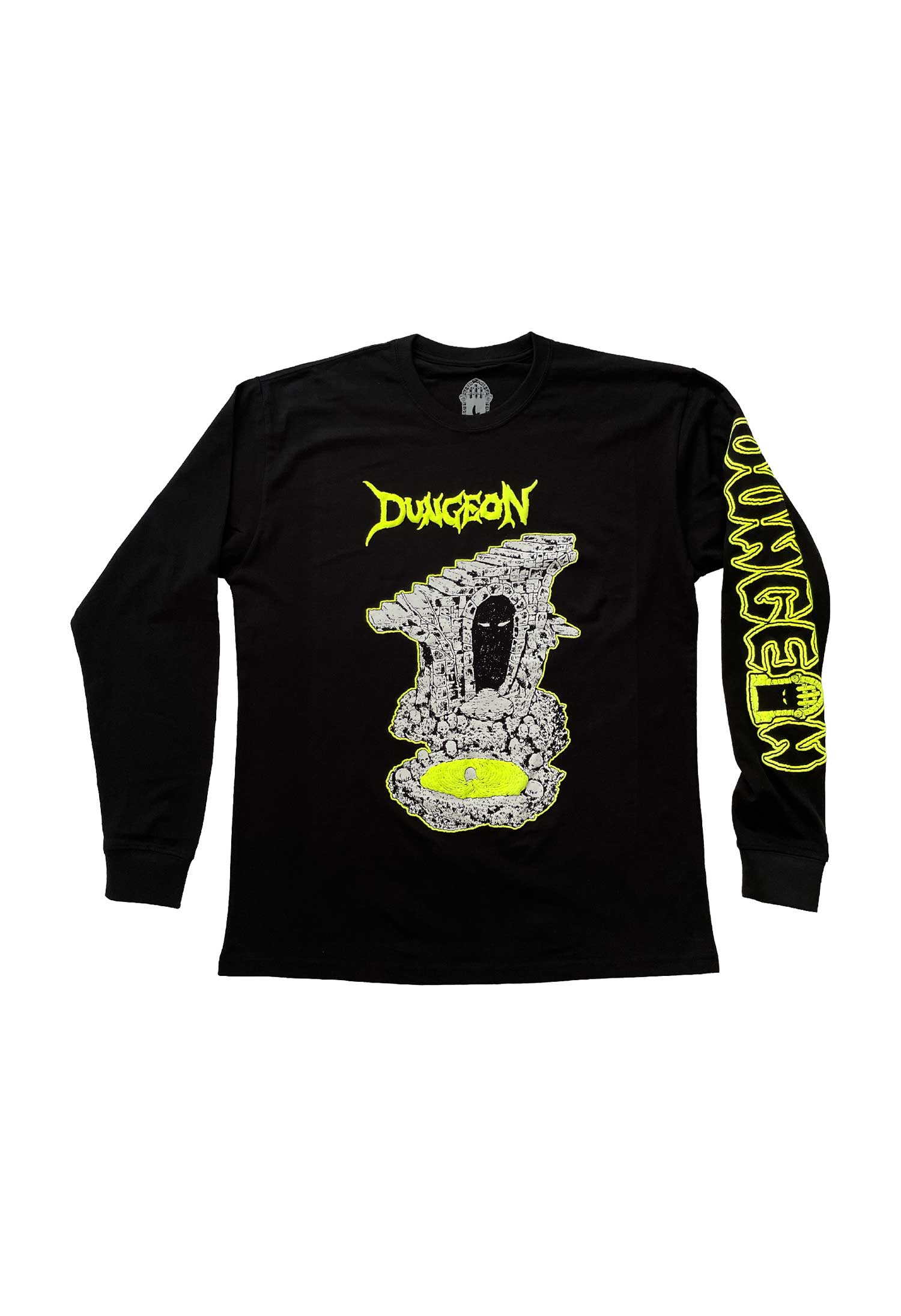 Dungeon Gateway 'Still Life' Long Sleeve T-Shirt (Black / Green)