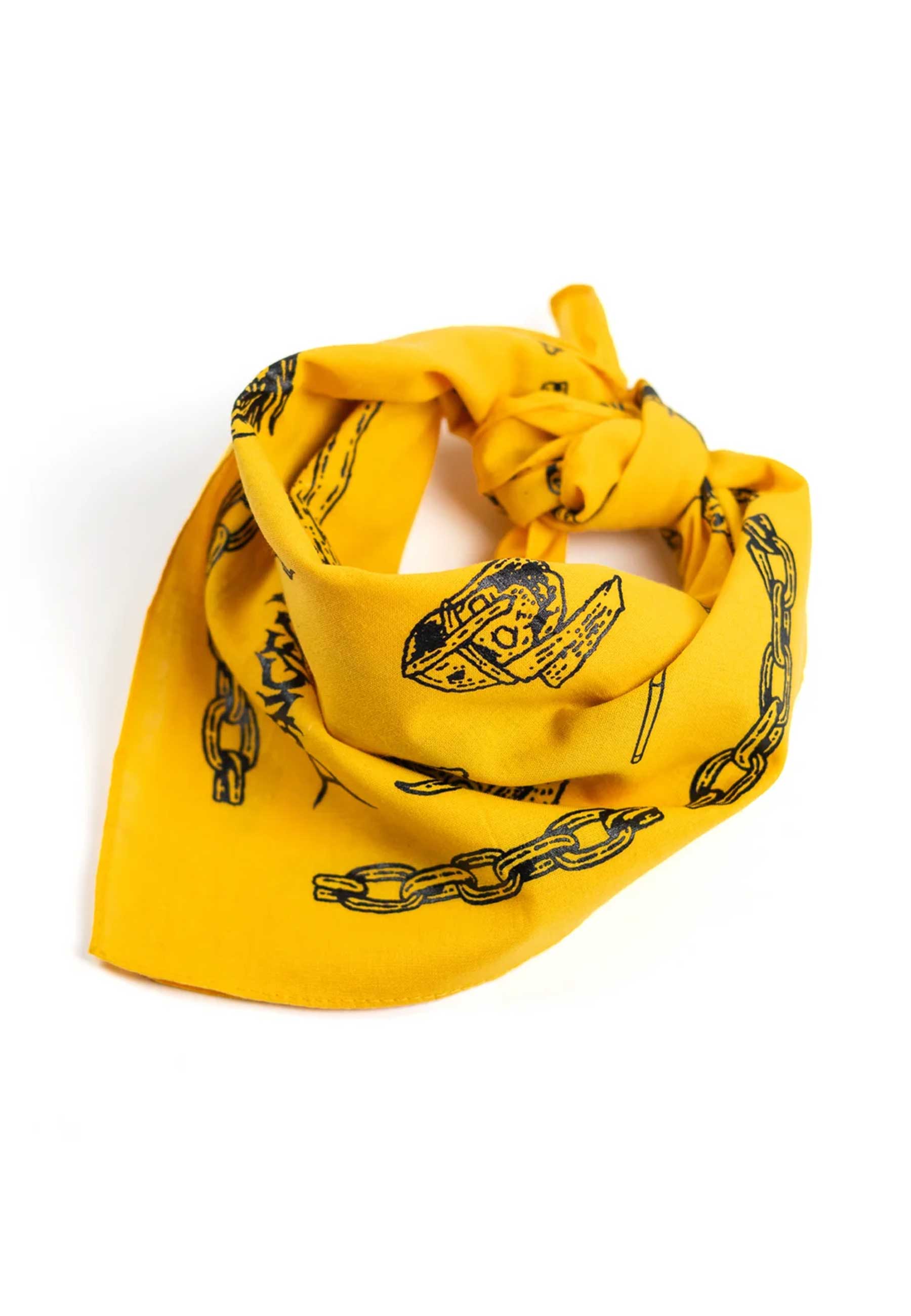 Dungeon Gateway 'Power Of The Sword' Bandana (Yellow)