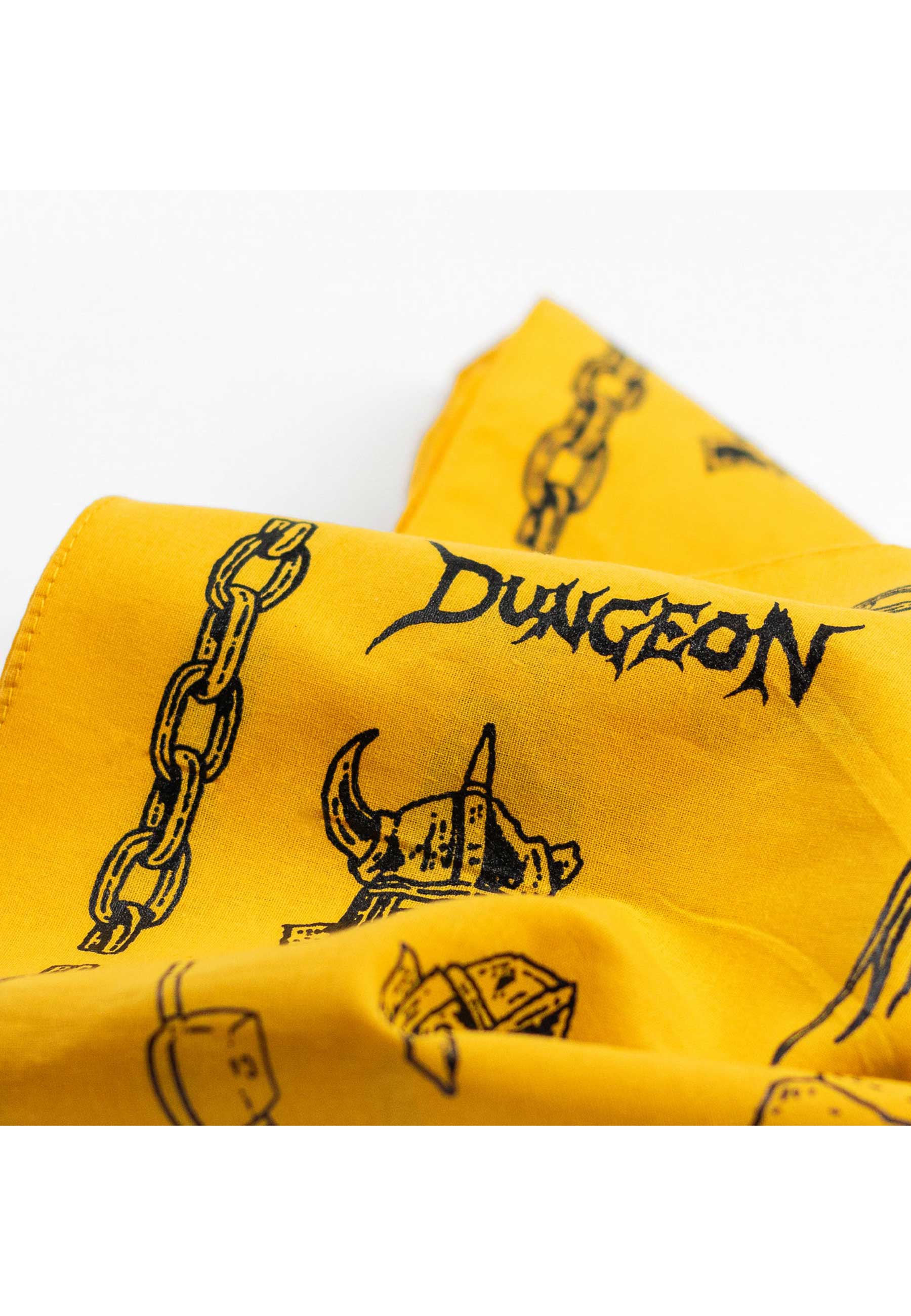 Dungeon Gateway 'Power Of The Sword' Bandana (Yellow)