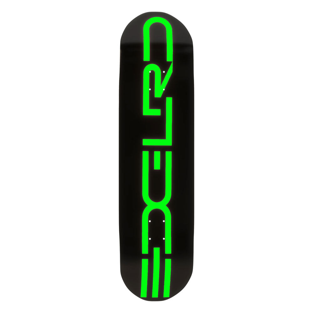 EDGLRD 'Tech Script' 8.5" Deck (Black / Green)