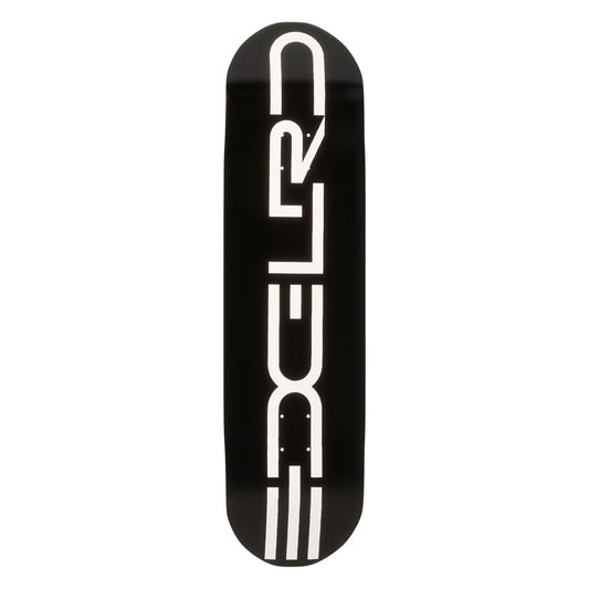 EDGLRD 'Tech Script' 8" Deck (Black / White)