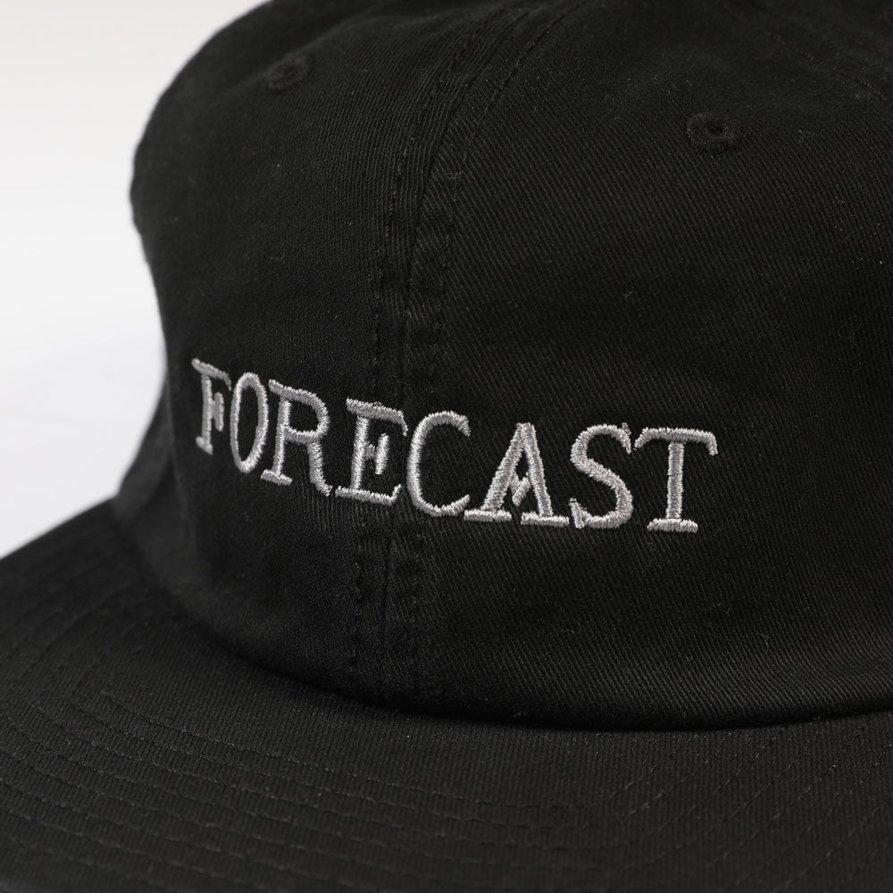 Forecast 'Logo' 6 Panel Cap (Black)