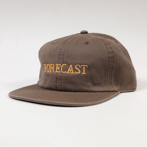 Forecast 'Logo' 6 Panel Cap (Brown)