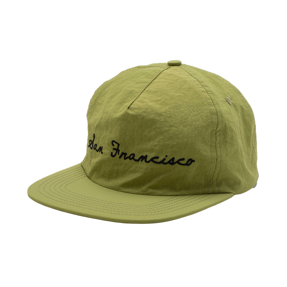 GX1000 'Cursive SF' 5 Panel Cap (Green)