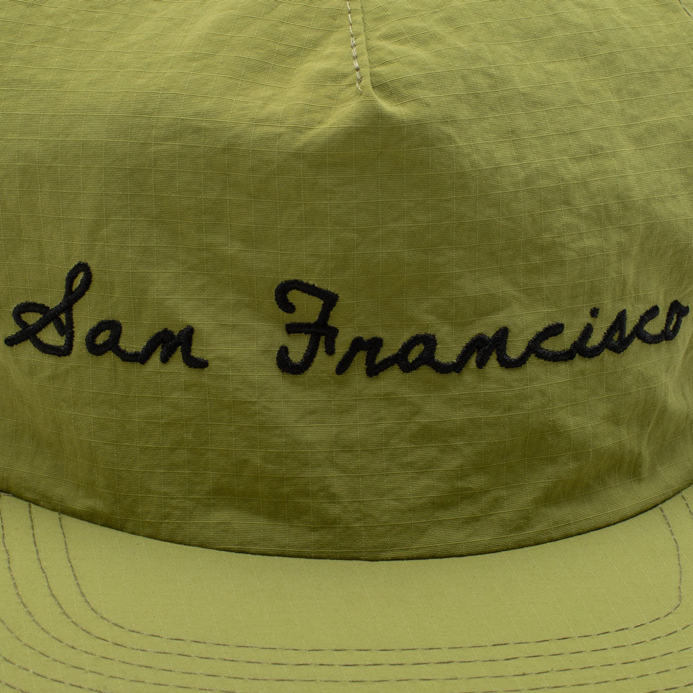 GX1000 'Cursive SF' 5 Panel Cap (Green)