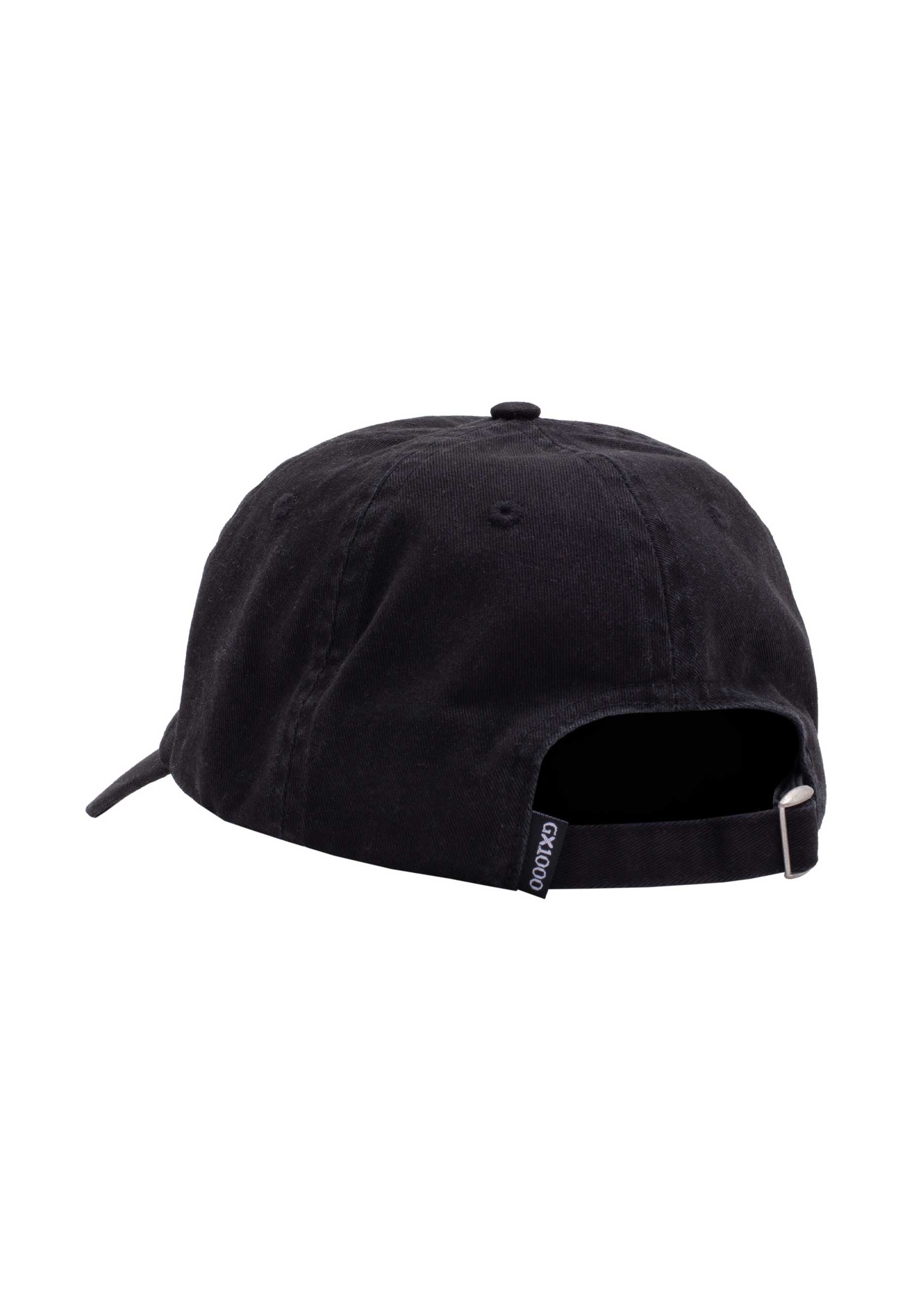 GX1000 'Tag' 6 Panel Cap (Black Washed)