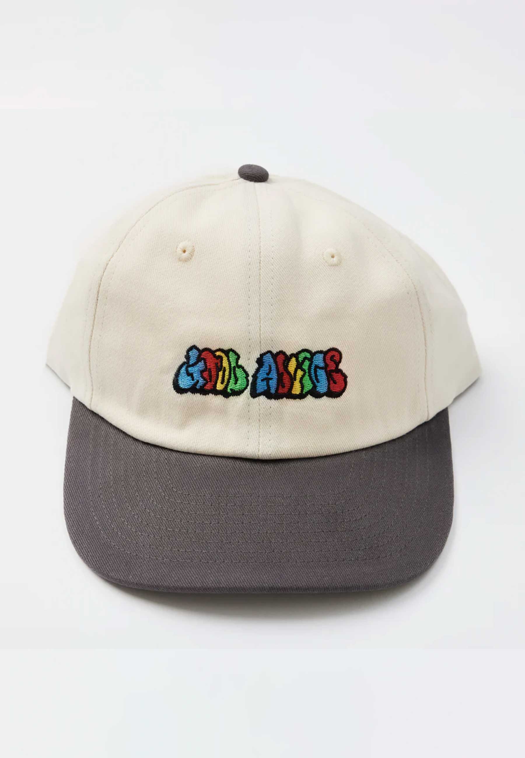 Good Advice '90s Logo' 6 Panel Cap (Cream / Black)