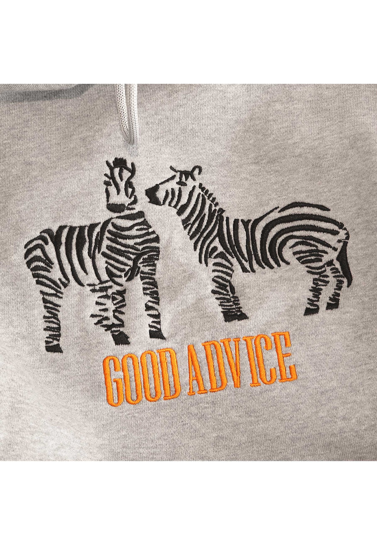 Good Advice 'Zebra' Hood (Sports Grey)