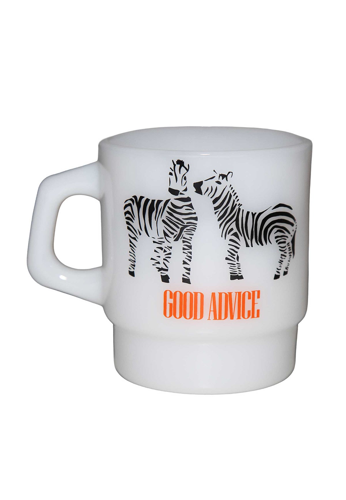 Good Advice 'Zebra' Mug (White)