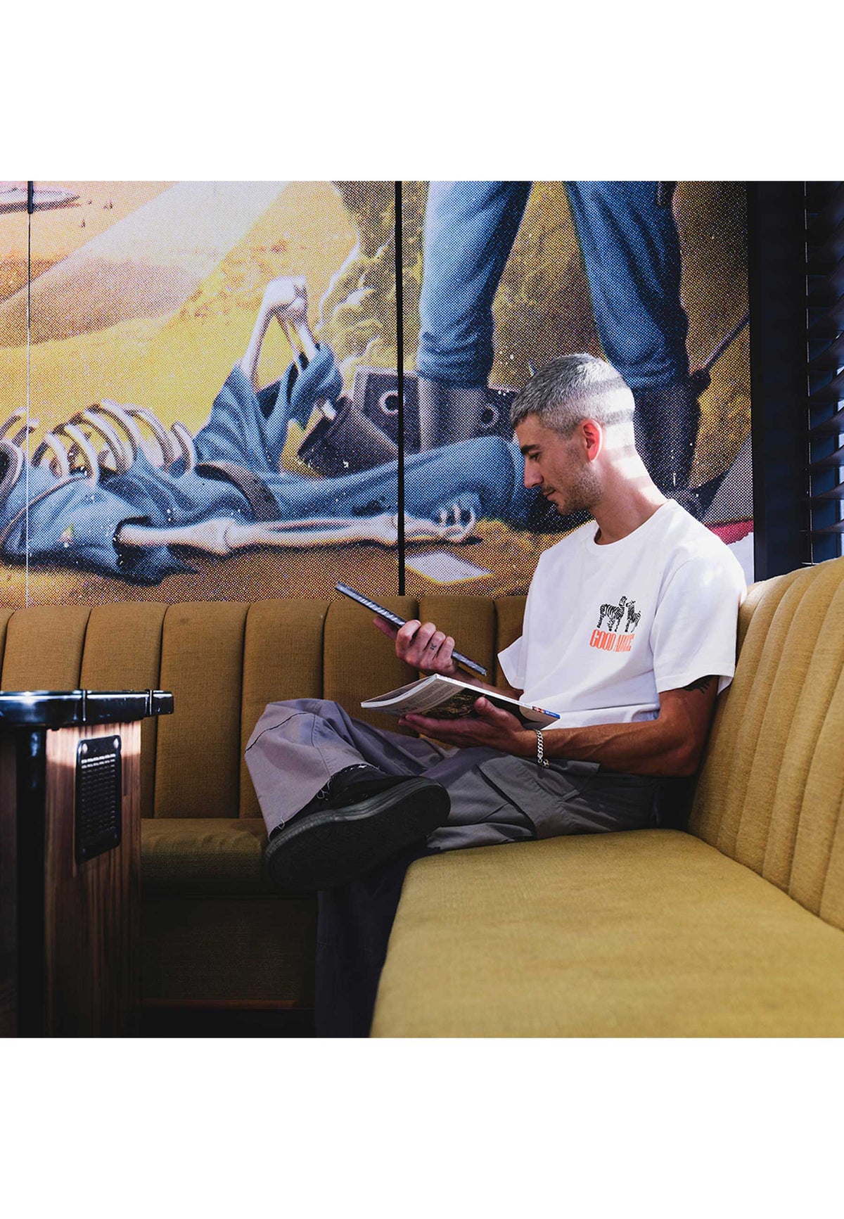 Good Advice 'Zebra' T-Shirt (White)