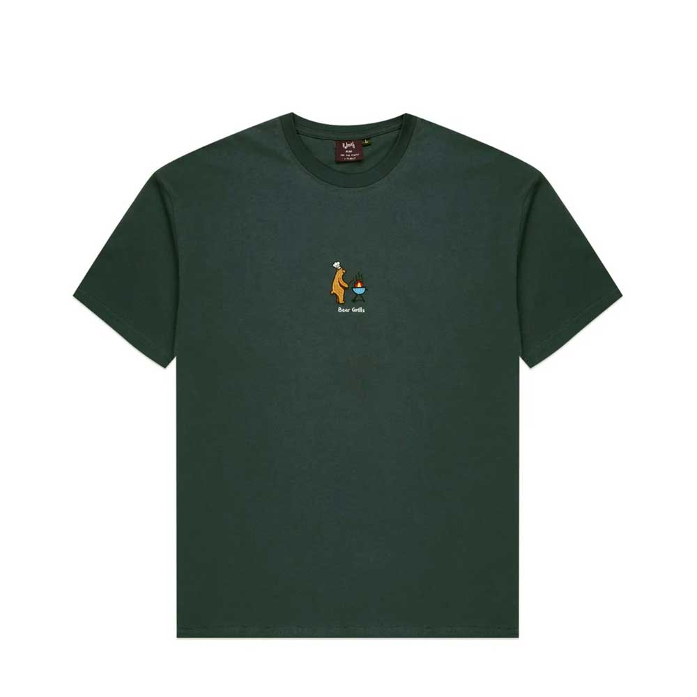 Good Mourning 'Bear Grills' T-Shirt (Pine Green)