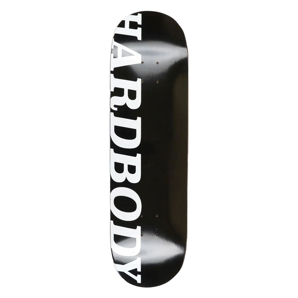 Hardbody 'Logo' 8.5" Deck (Black / White)