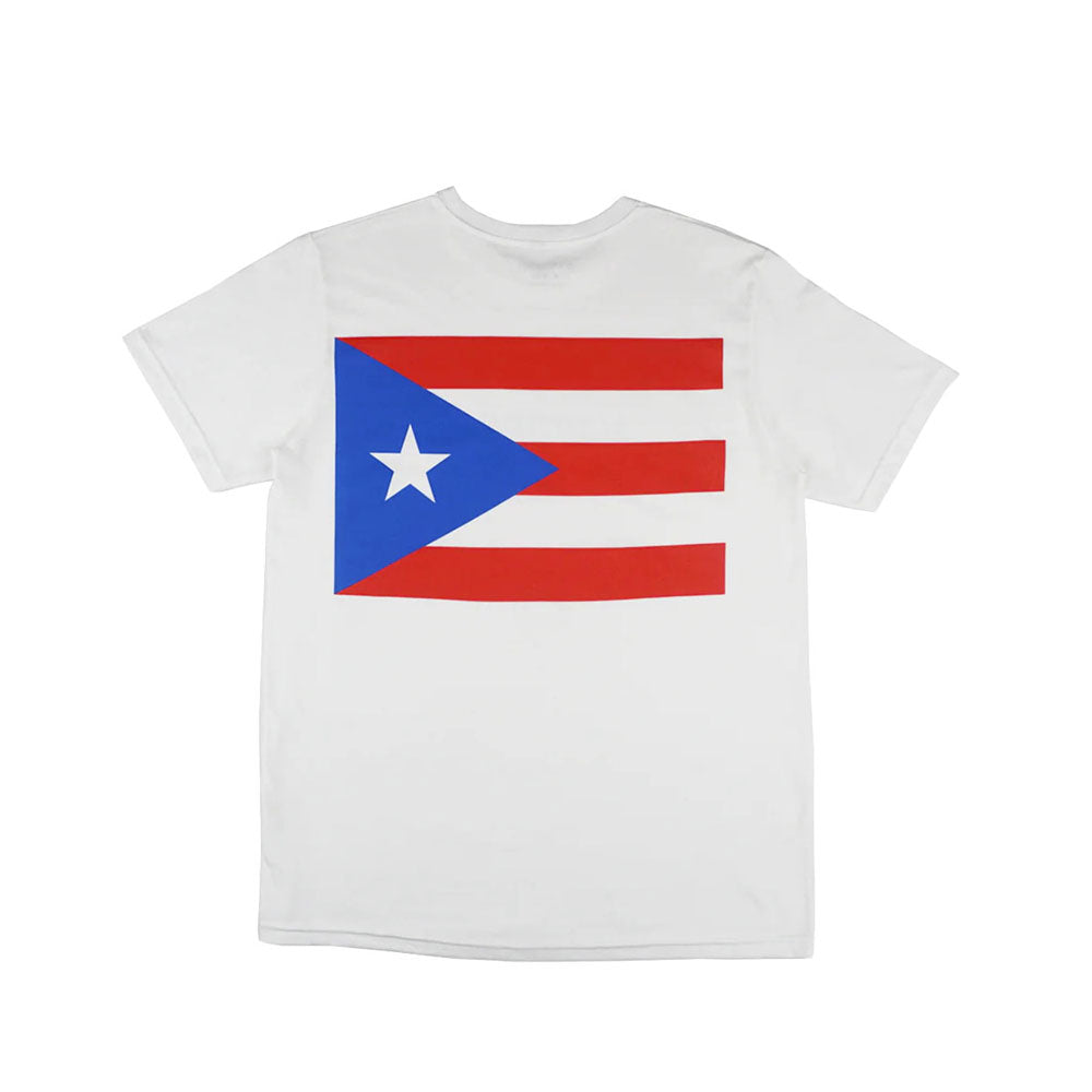 Hardbody 'Puerto Rico Logo' T-Shirt (White / Blue)