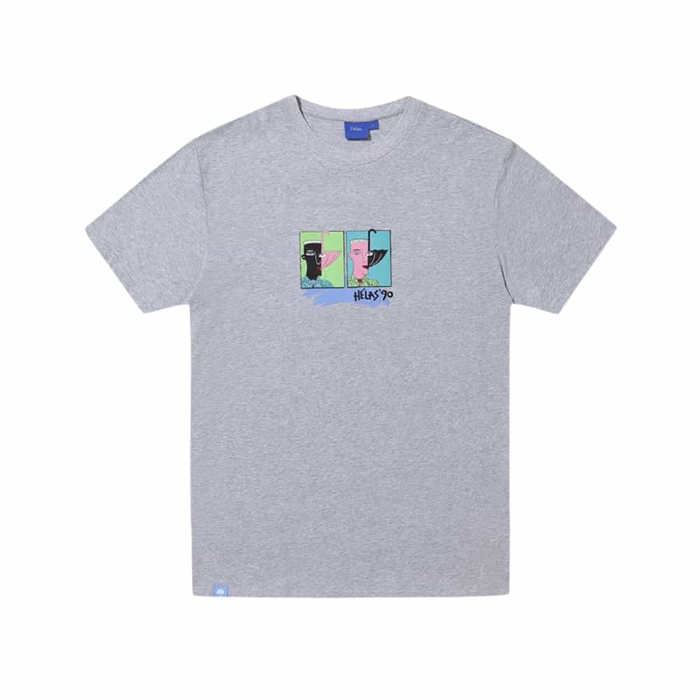 Helas '90' T-Shirt (Heather Grey)