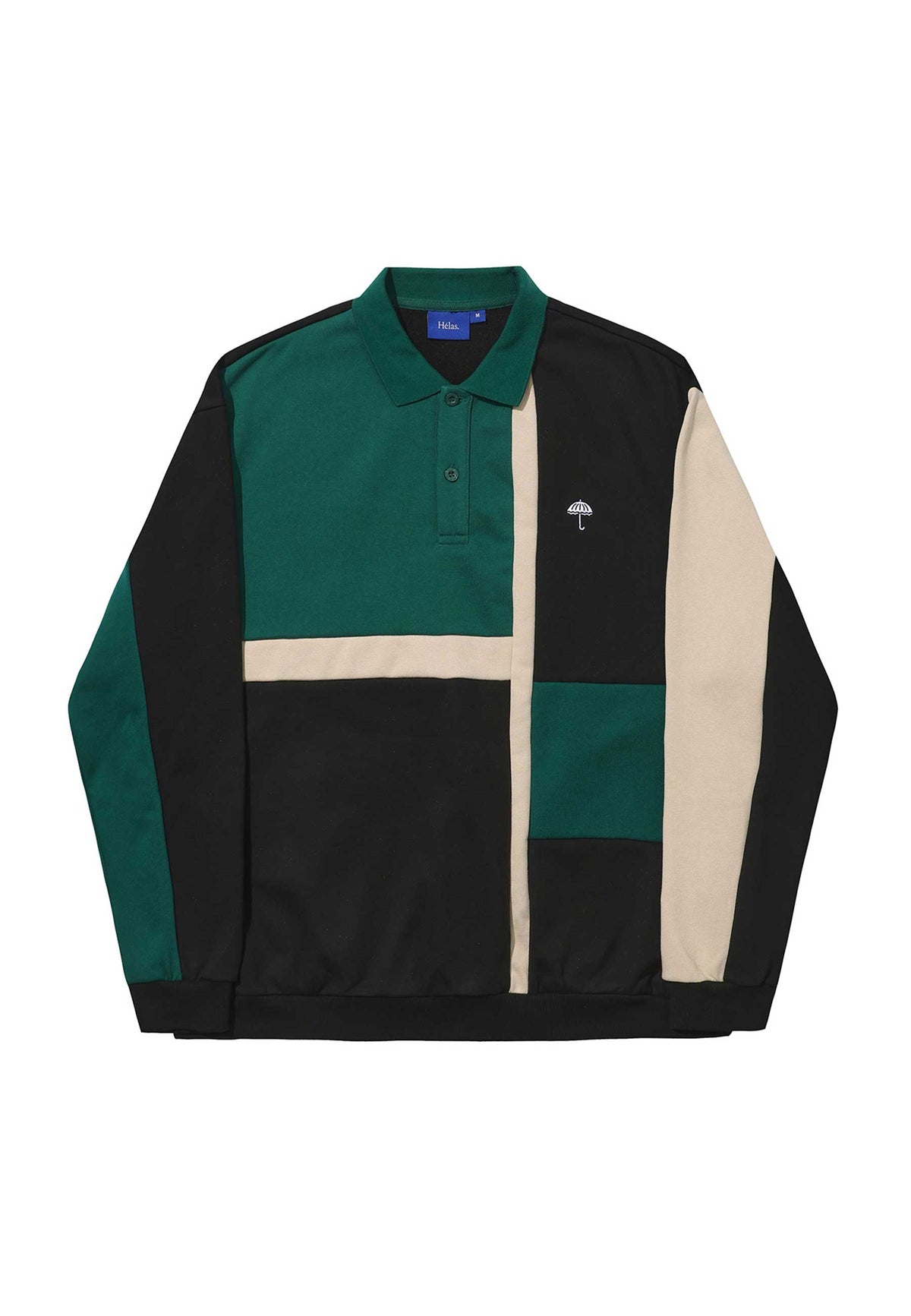 Helas 'Blanks' Polo Crew (Green / Black)