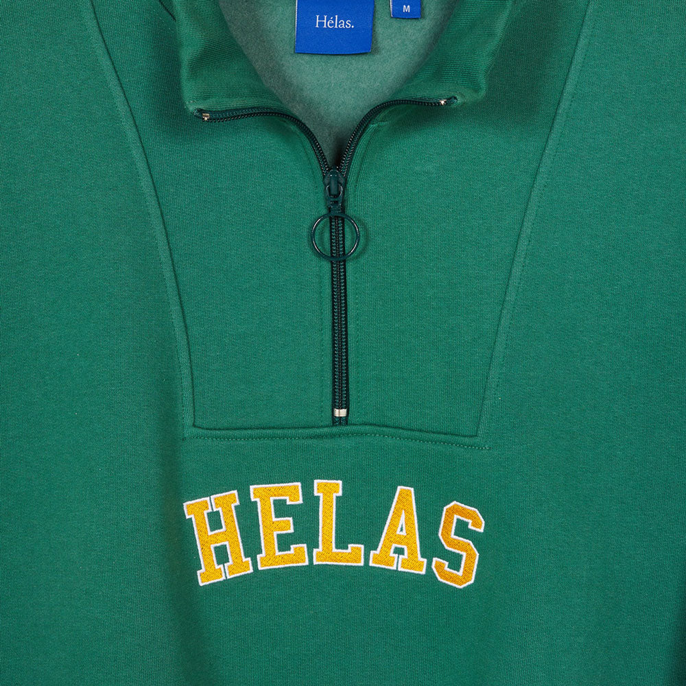 Helas 'Campus' 1/4 Zip Crew (Green)