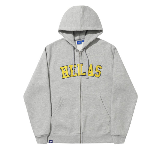 Helas 'Campus' Full Zip Hood (Heather Grey)