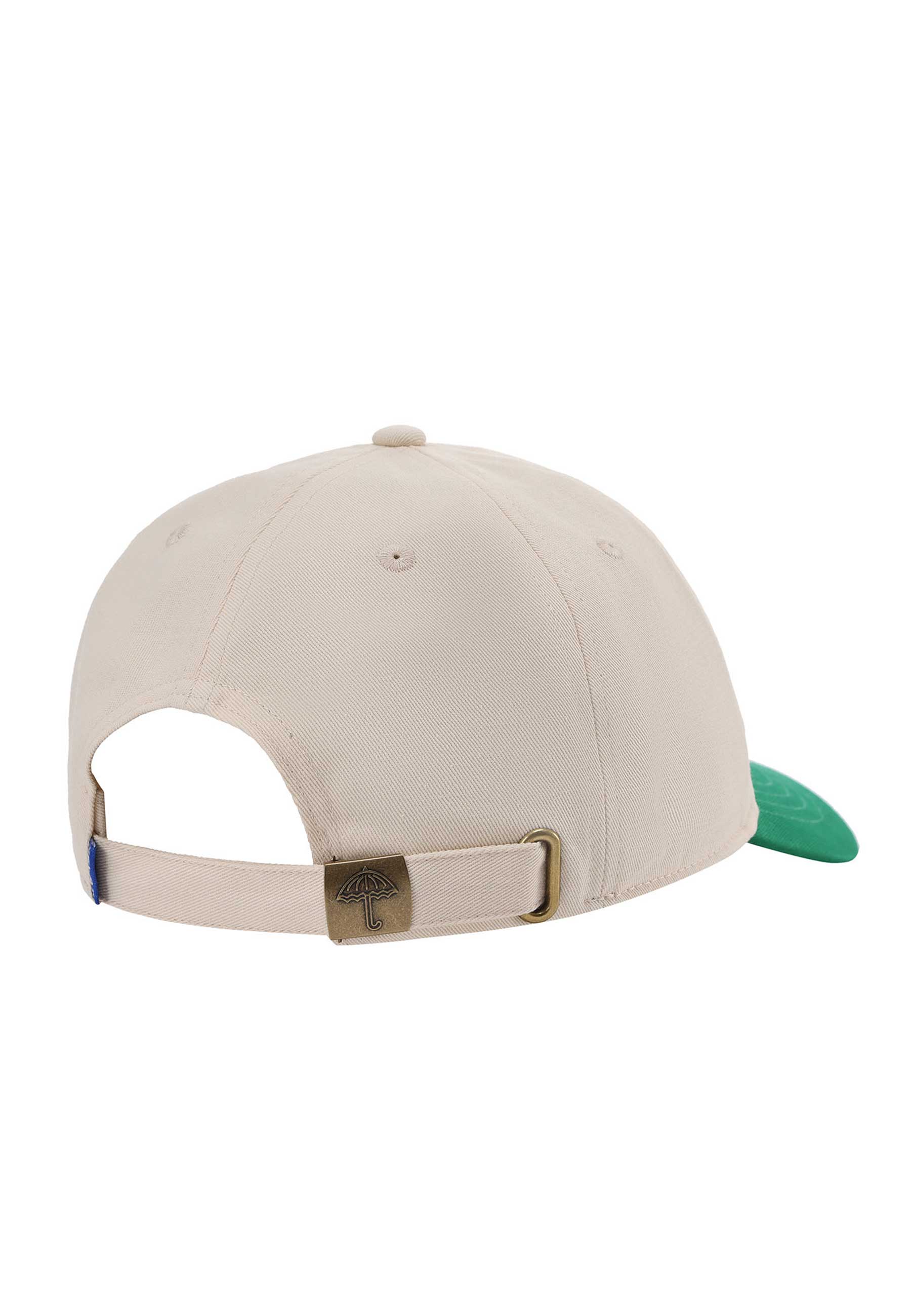 Helas 'Classic Two-Tone' 6 Panel Cap (Beige / Green)