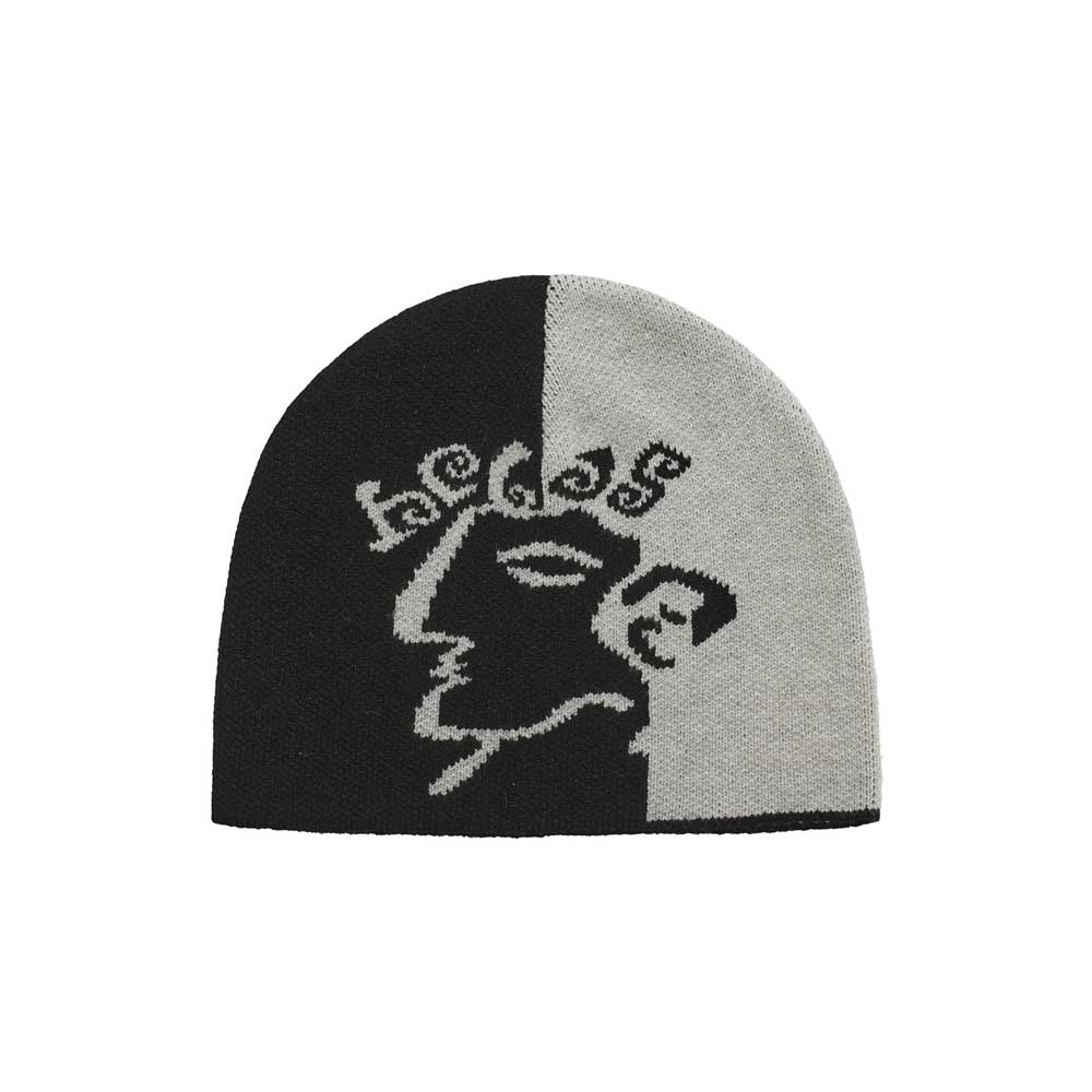 Helas 'Dieu Grec' Beanie (Black / Grey)