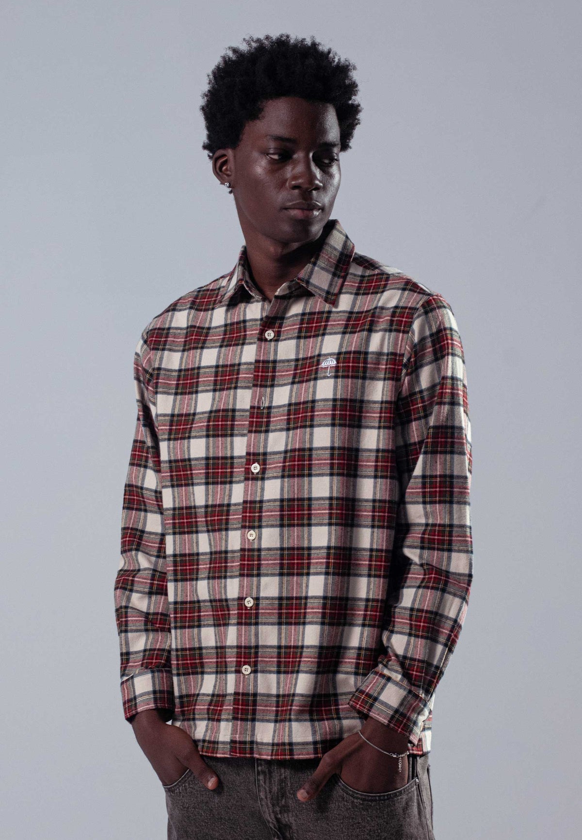 Helas 'Leon' Long Sleeve Shirt (Checkered Multico)