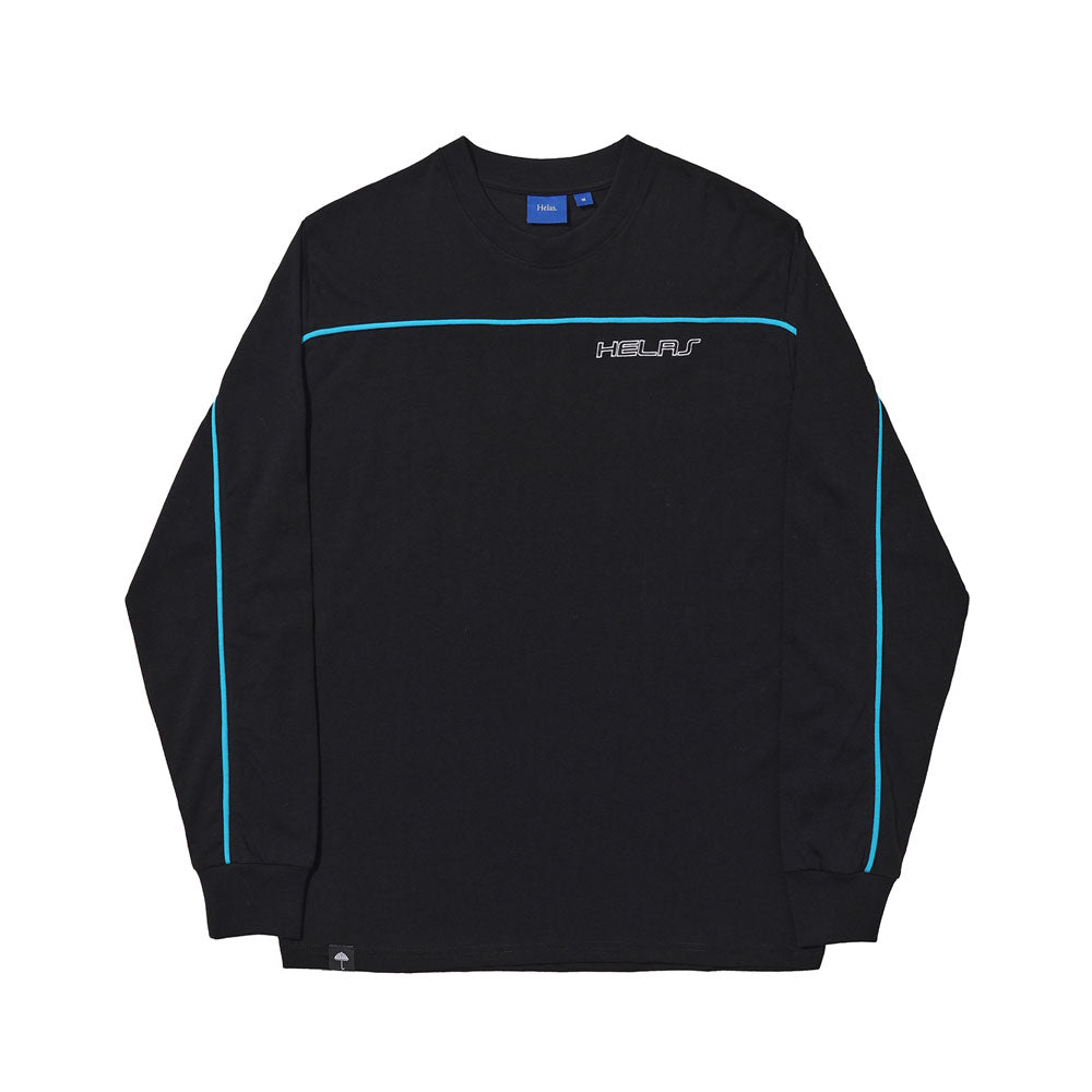 Helas 'Lines' Long Sleeve T-Shirt (Black)