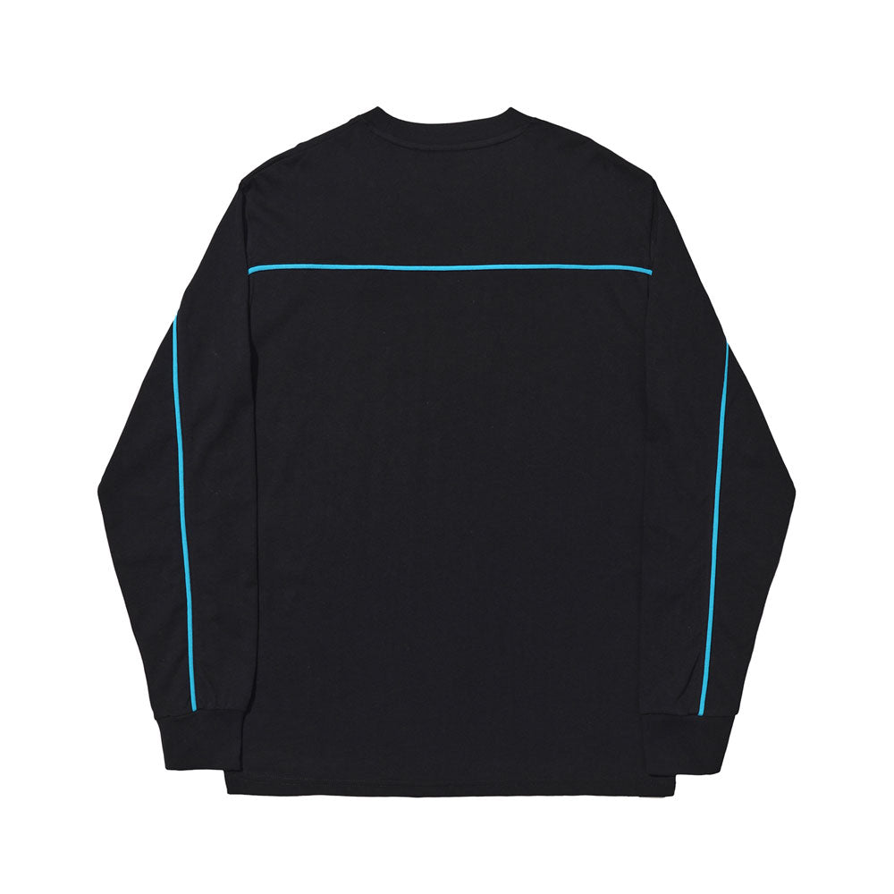 Helas 'Lines' Long Sleeve T-Shirt (Black)